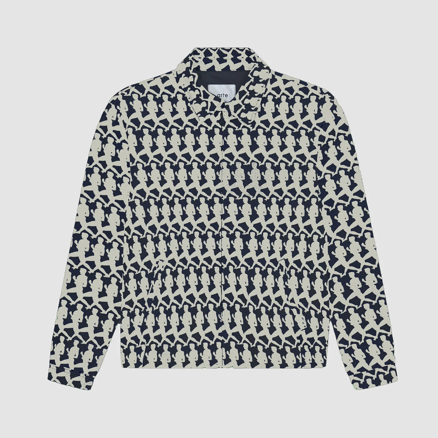 Veste Jones Allover - Marine/Crème