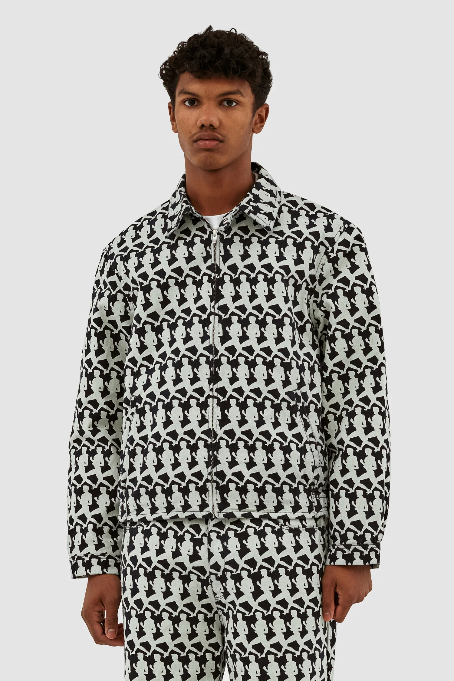 Veste Jones Allover - Marine/Crème - Image 2