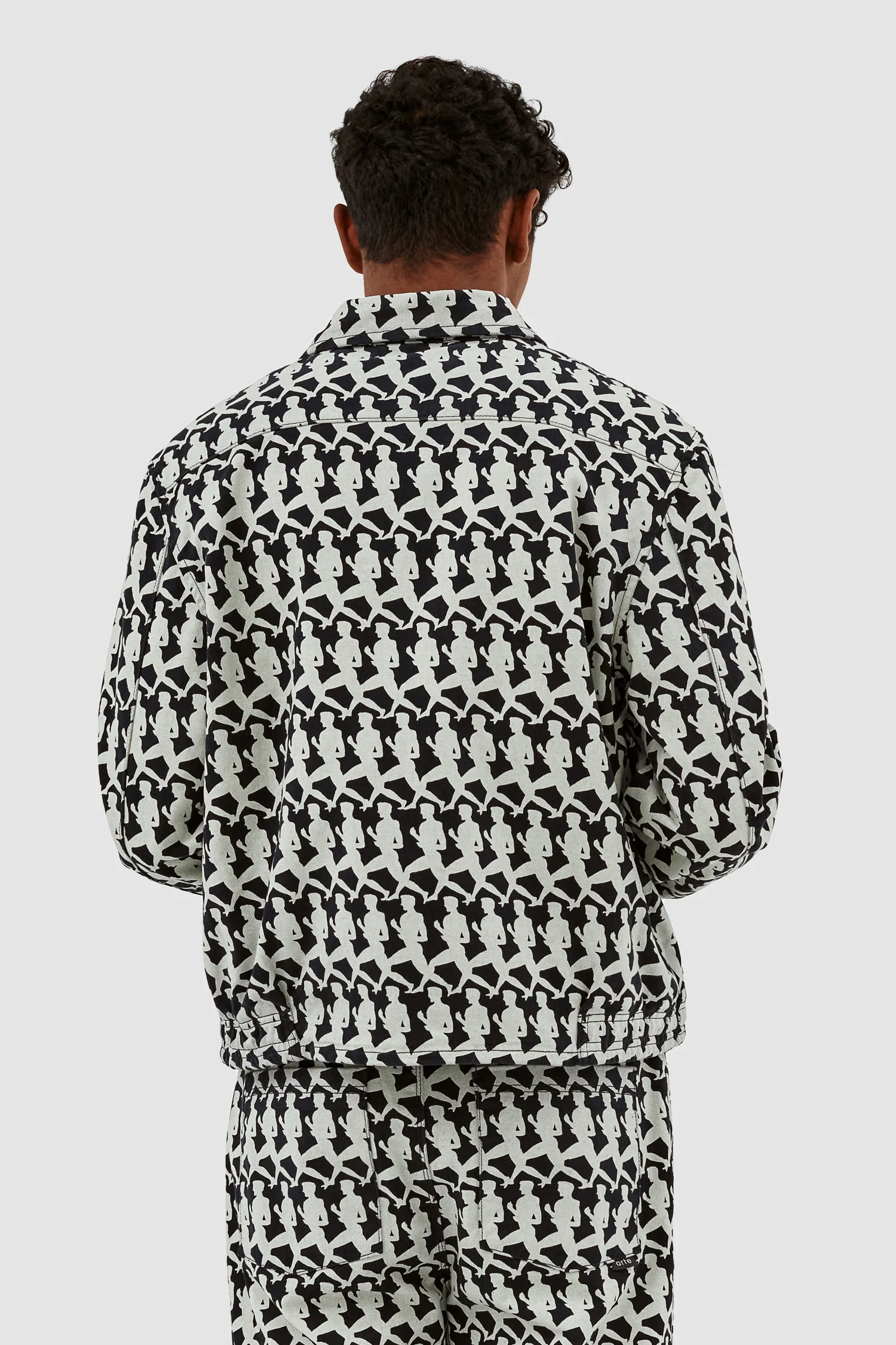 Veste Jones Allover - Marine/Crème - Image 3