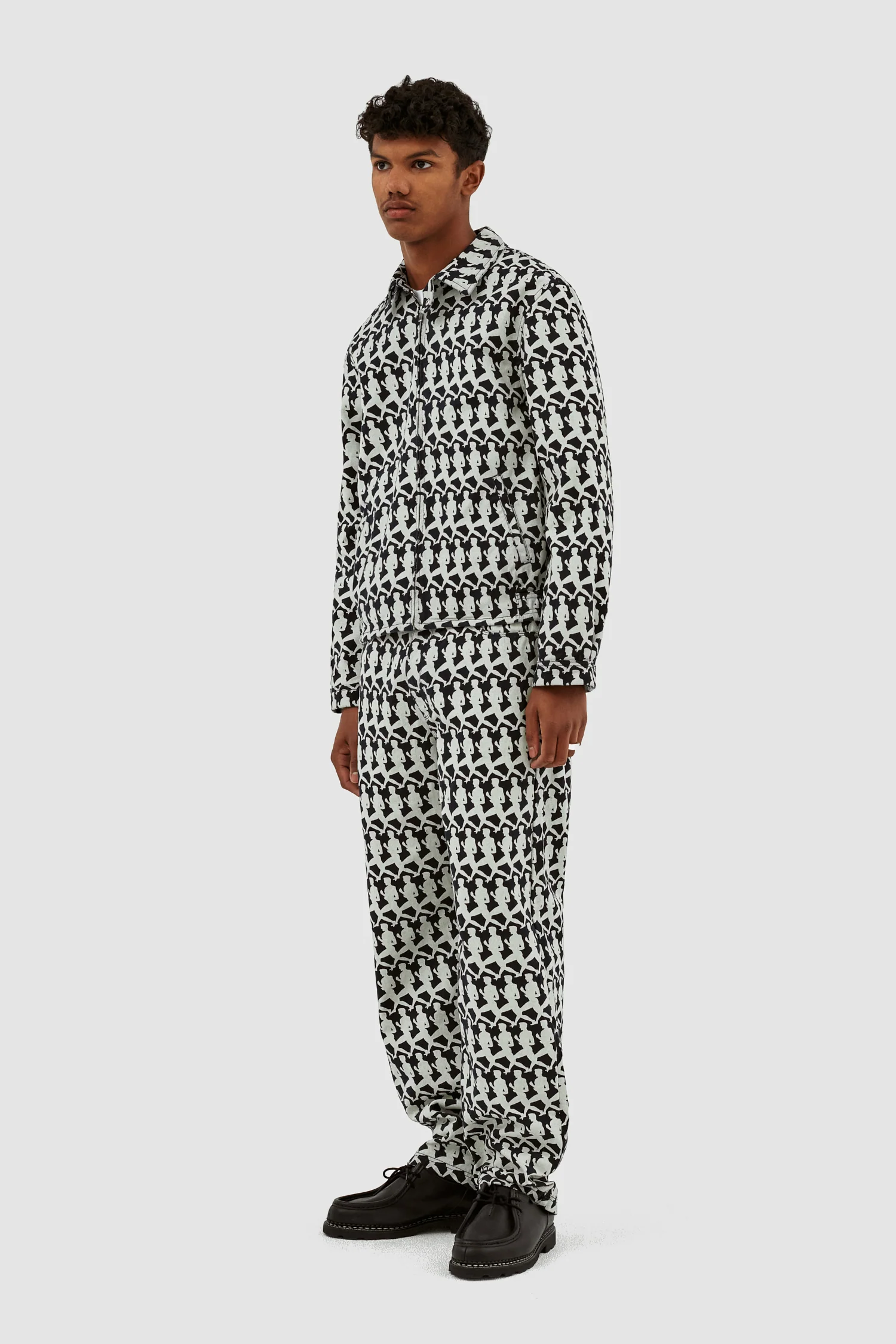 Veste Jones Allover - Marine/Crème - Image 5