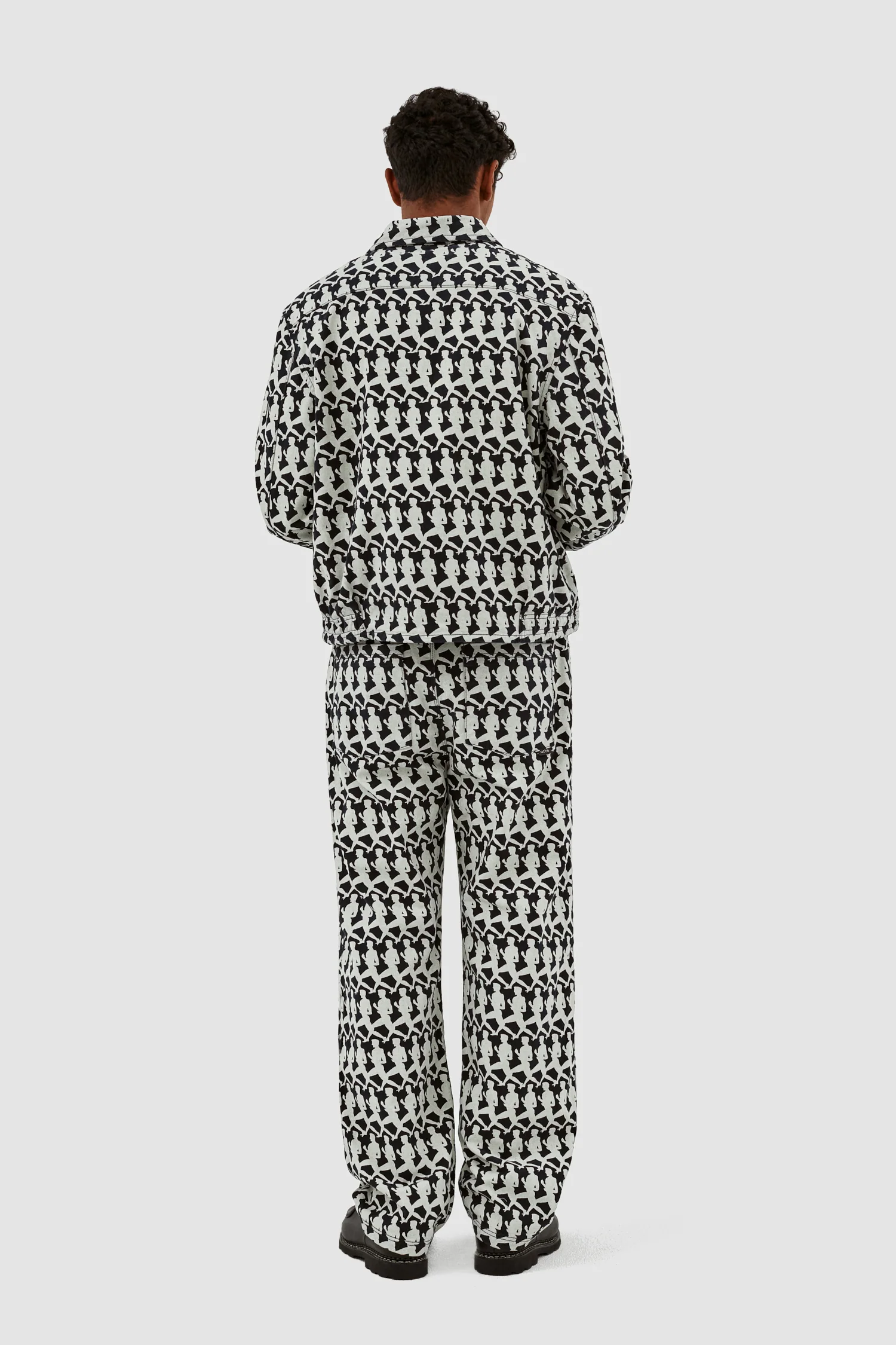 Veste Jones Allover - Marine/Crème - Image 6