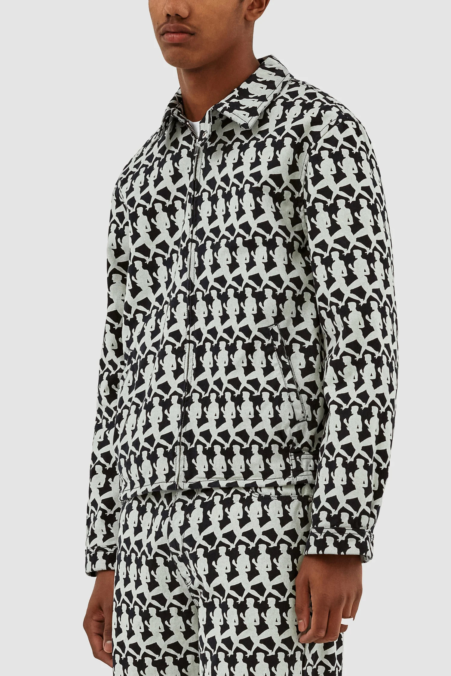 Veste Jones Allover - Marine/Crème - Image 7