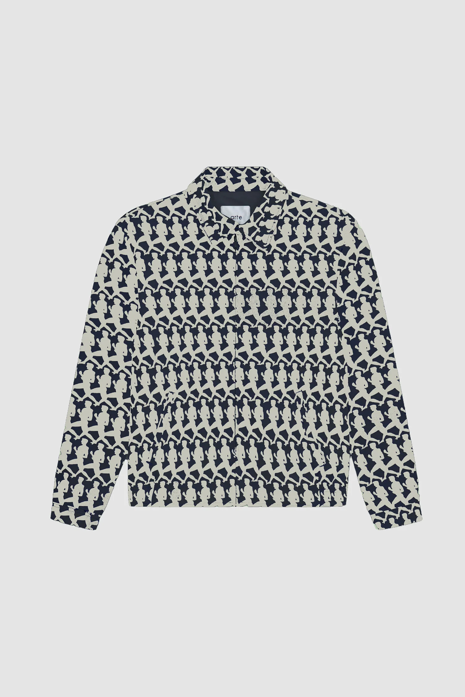 Veste Jones Allover - Marine/Crème - Image 8