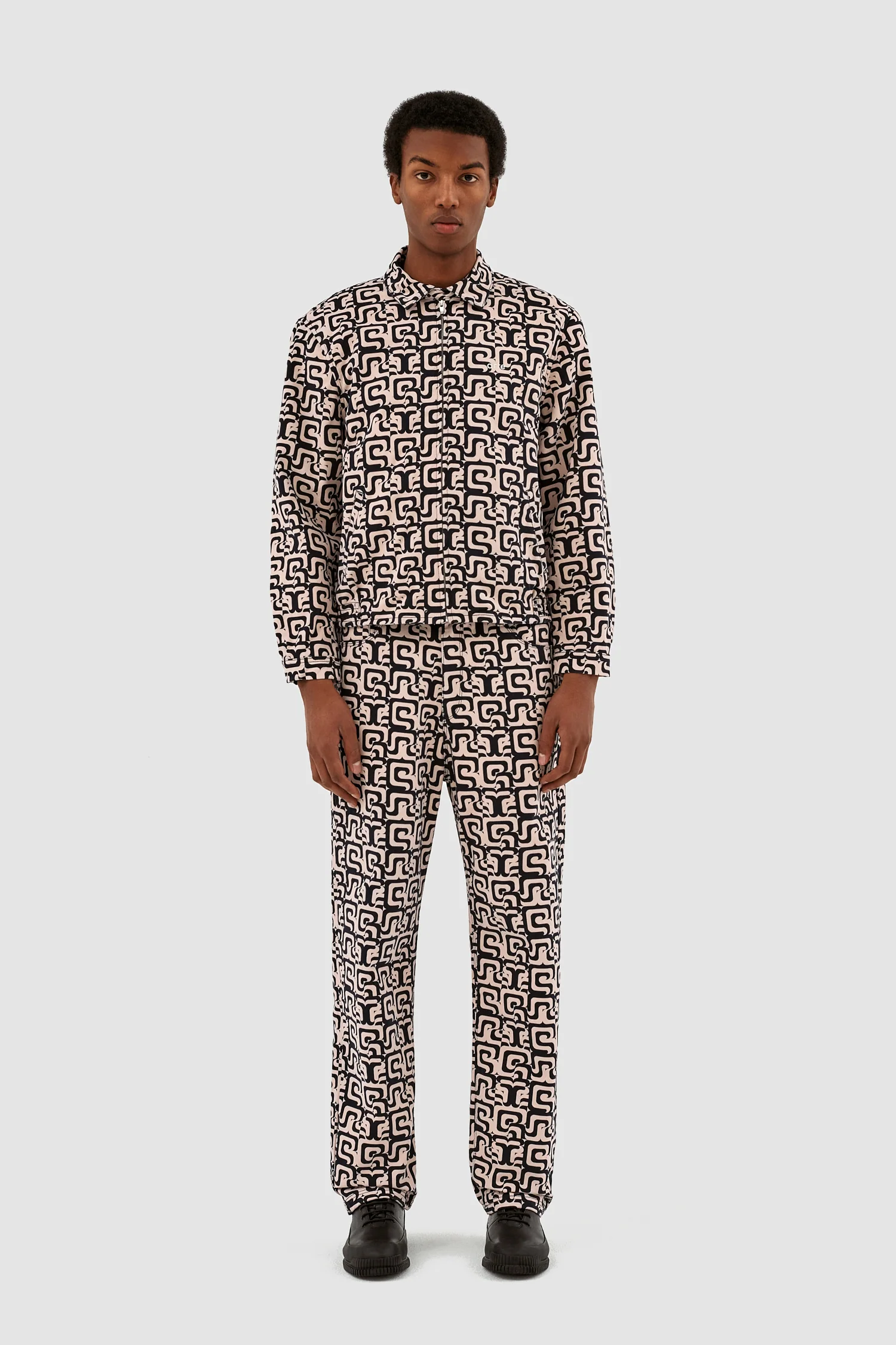 Veste Jones Allover - Marine/Crème - Image 4