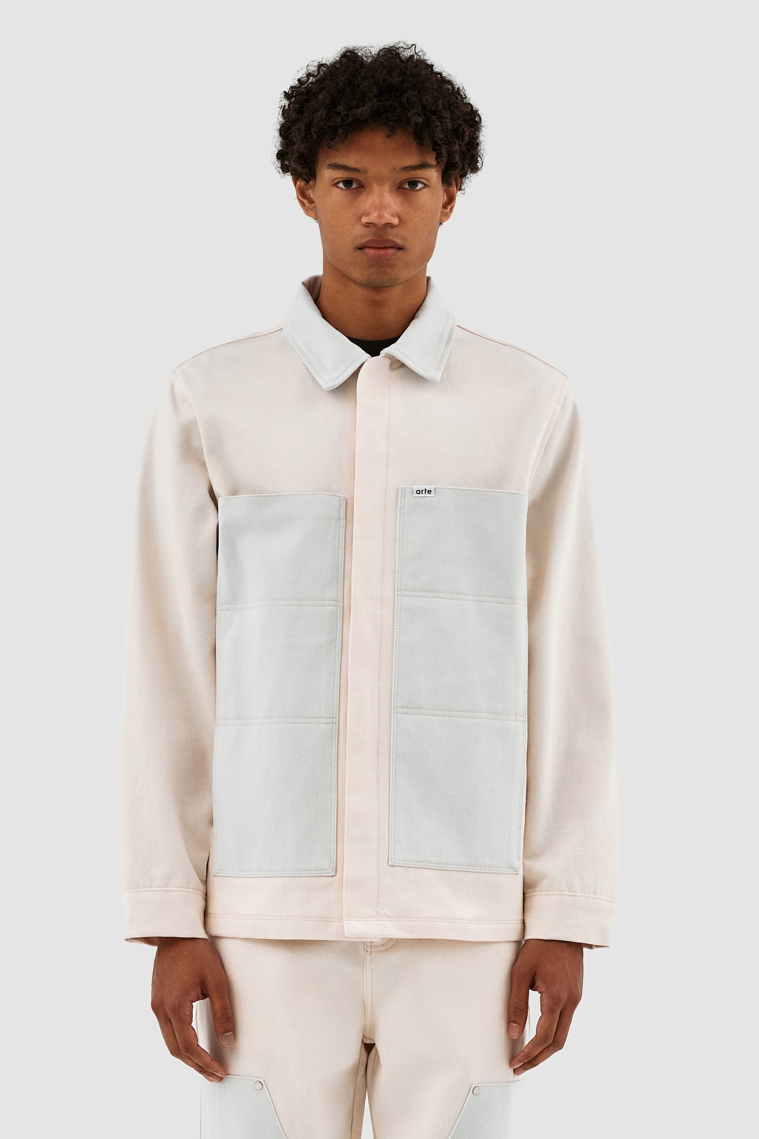 Veste Jones Colorblock - Crème/Nimbus Cloud - Image 2