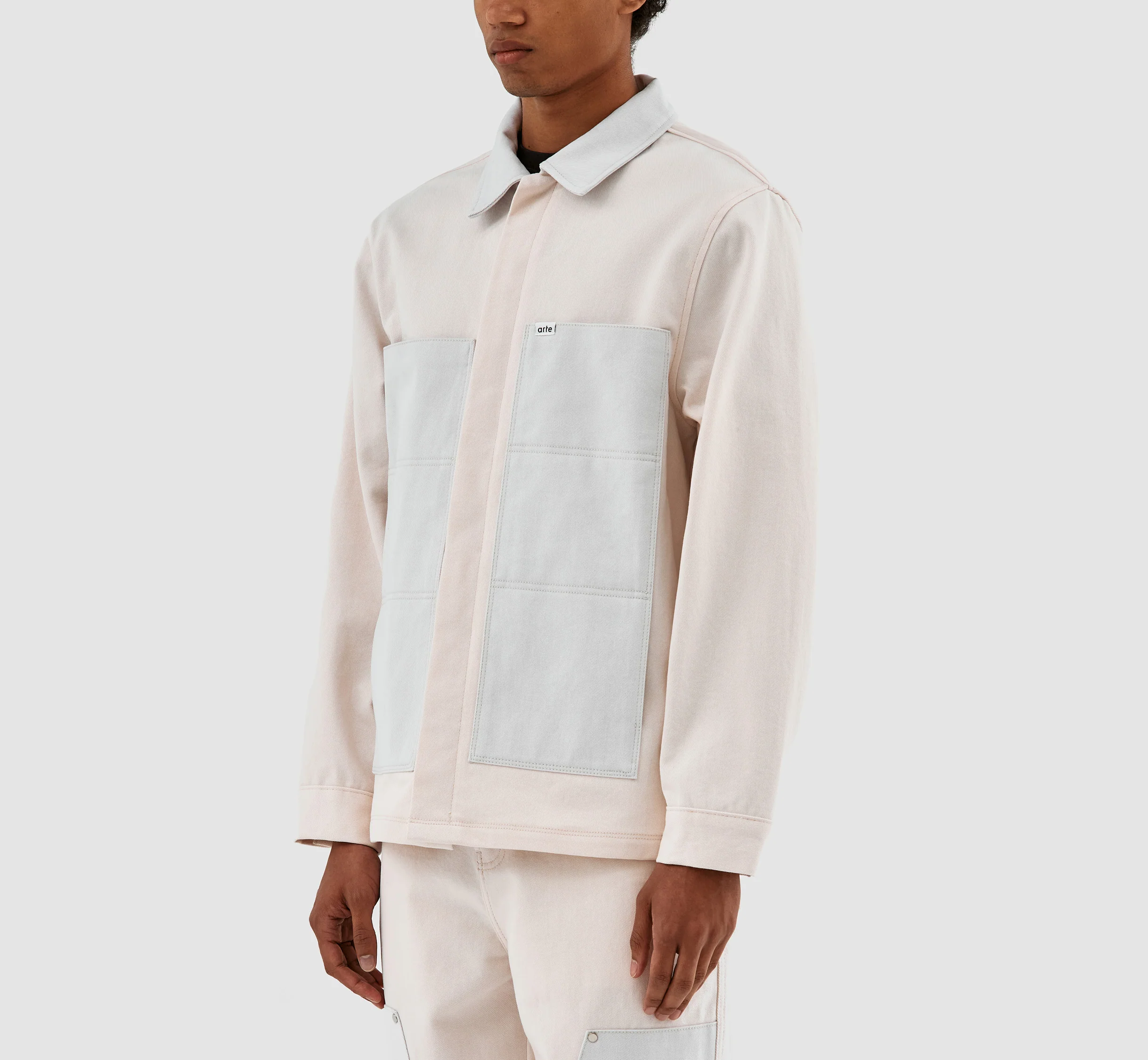 Veste Jones Colorblock - Crème/Nimbus Cloud - Image 4