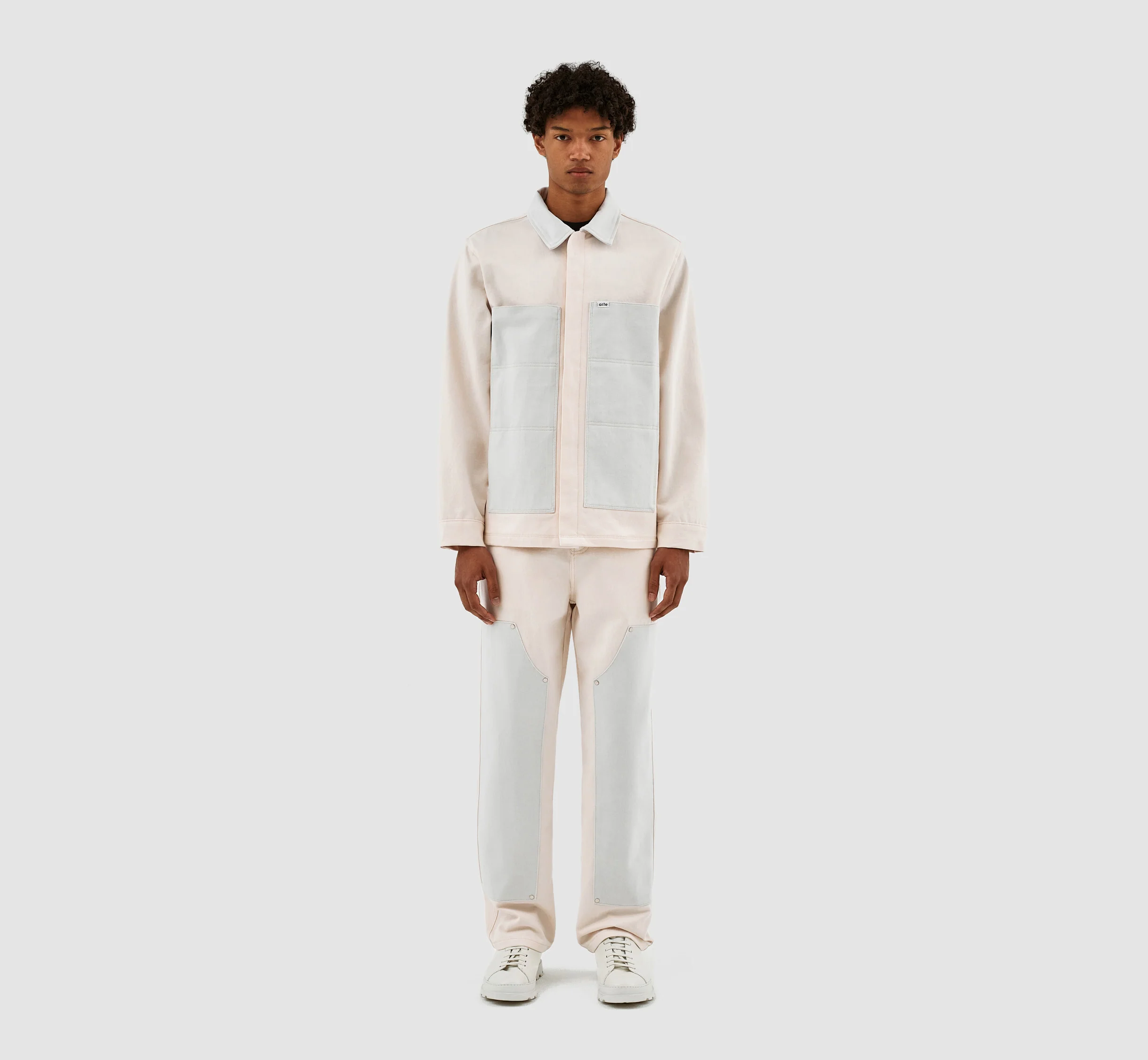 Veste Jones Colorblock - Crème/Nimbus Cloud - Image 5