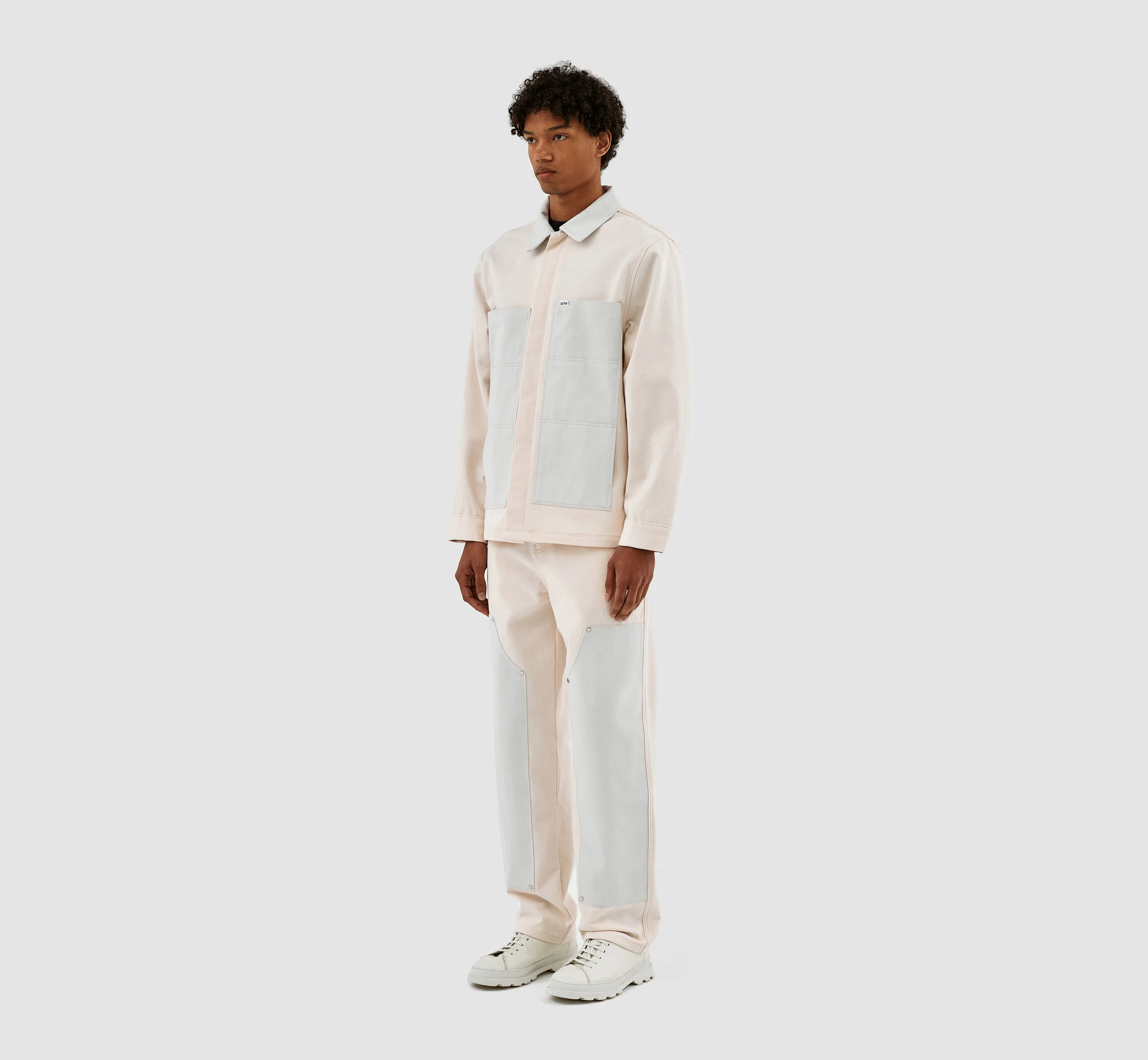Veste Jones Colorblock - Crème/Nimbus Cloud - Image 6