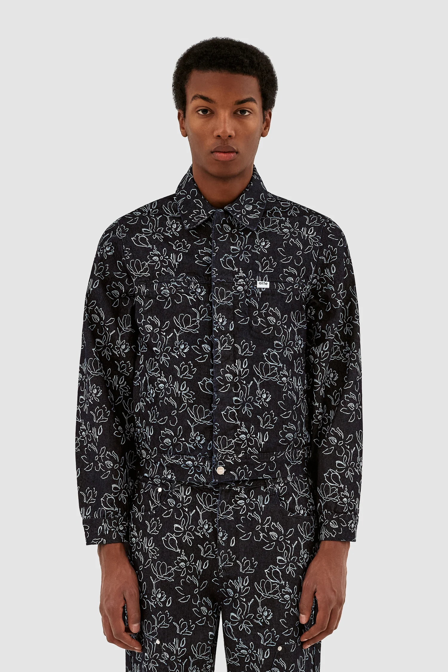 Veste Jones Flowers - Marine - Image 2