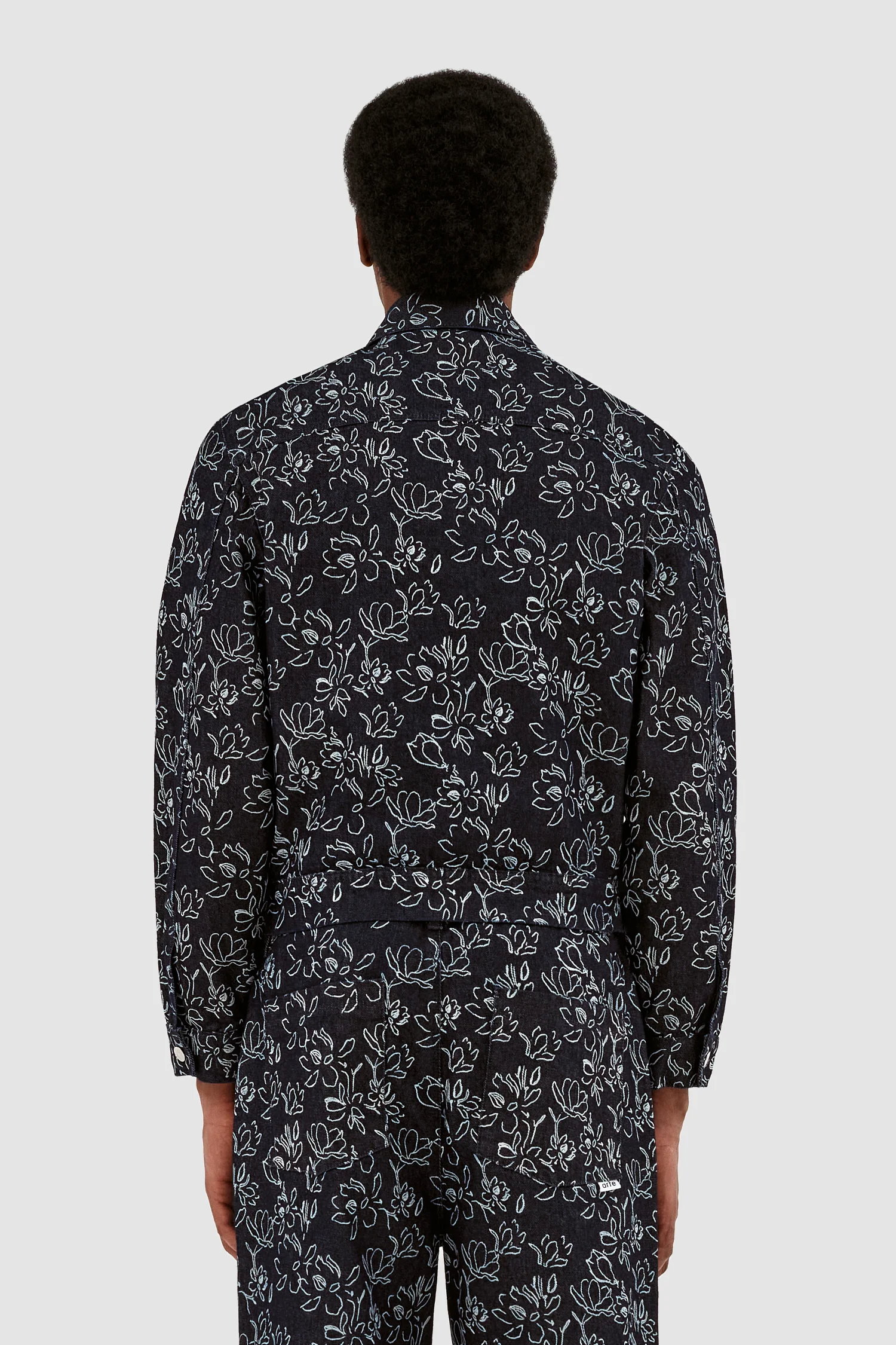 Veste Jones Flowers - Marine - Image 3