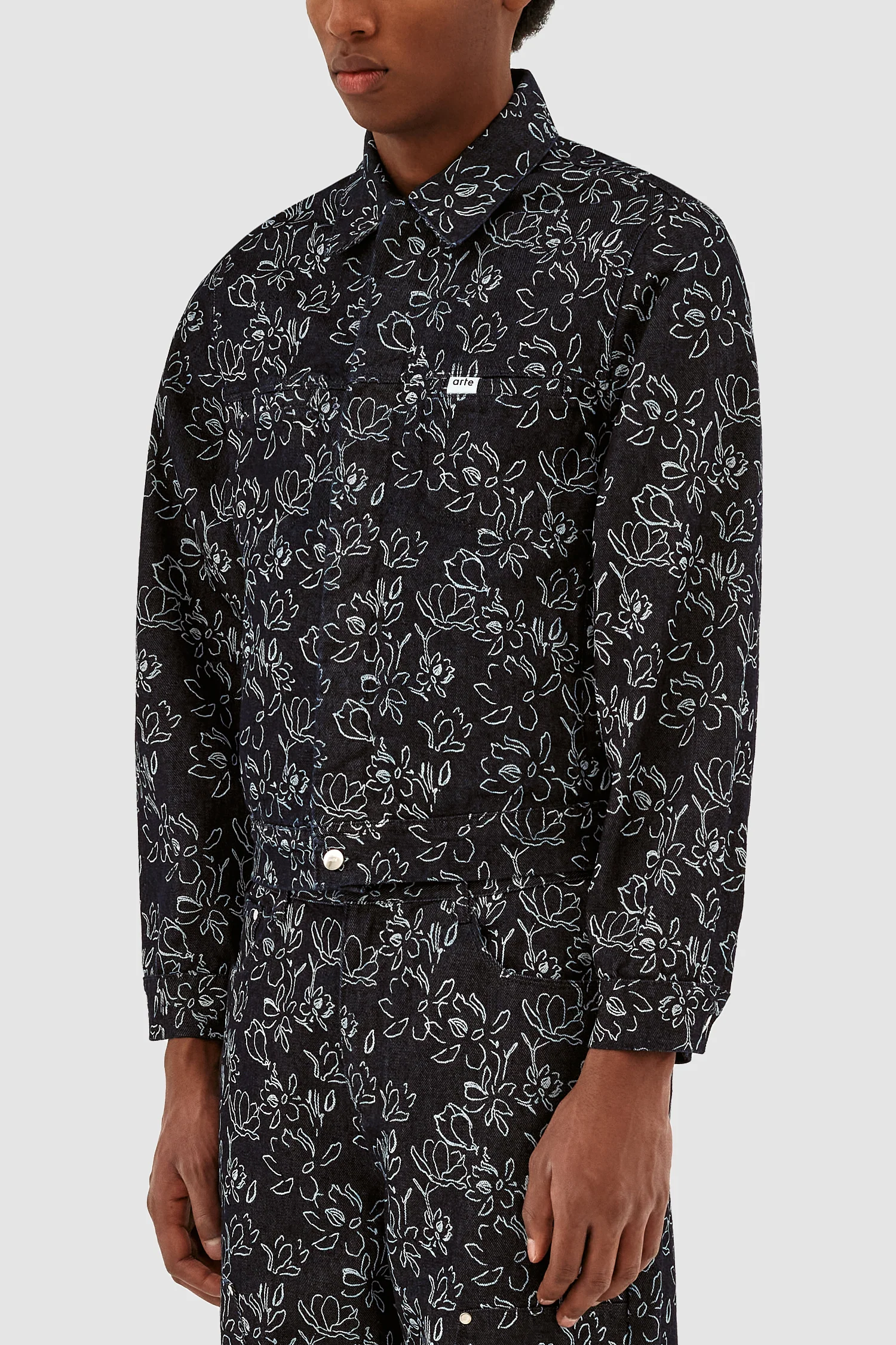 Veste Jones Flowers - Marine - Image 4