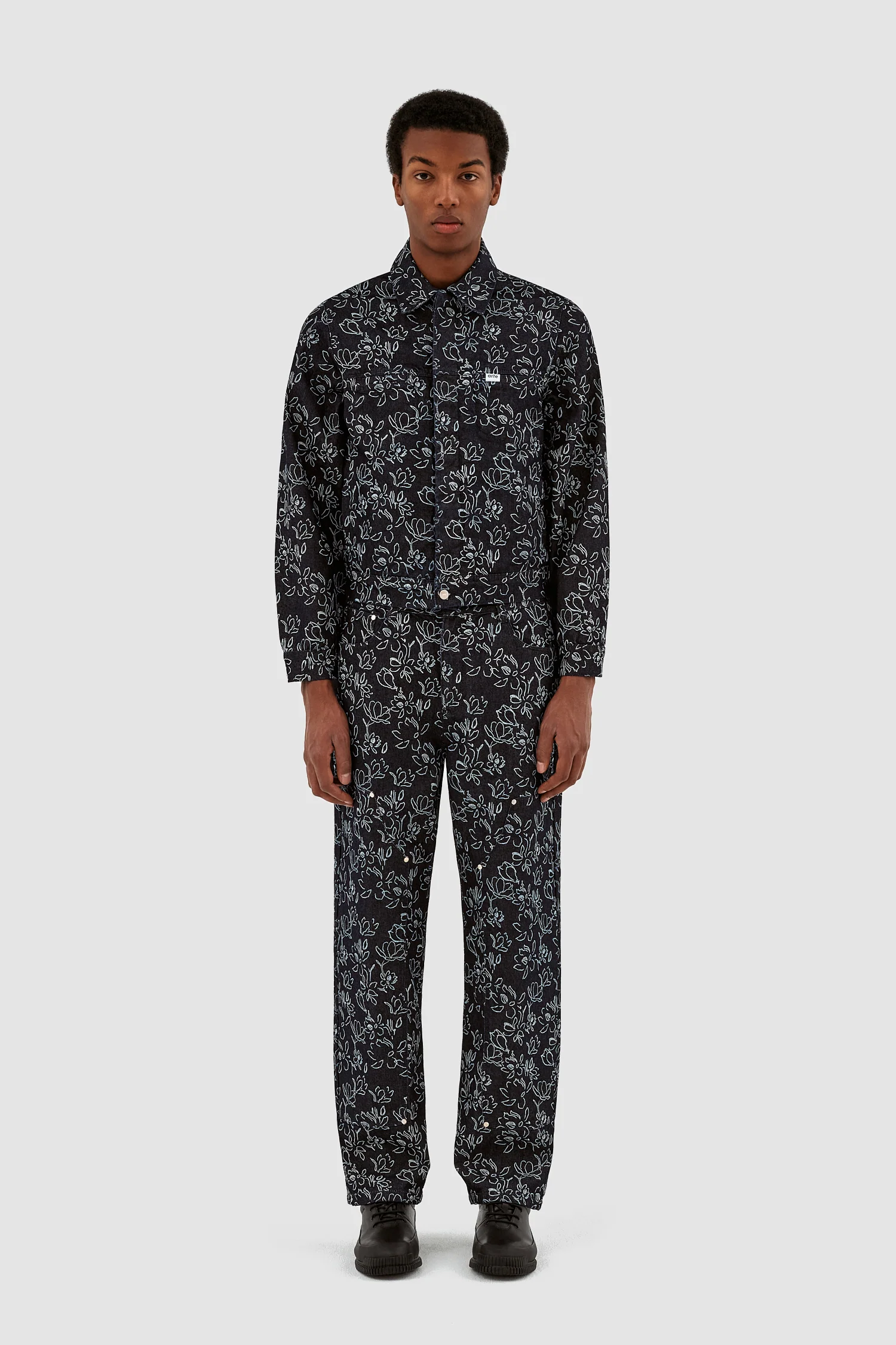 Veste Jones Flowers - Marine - Image 5