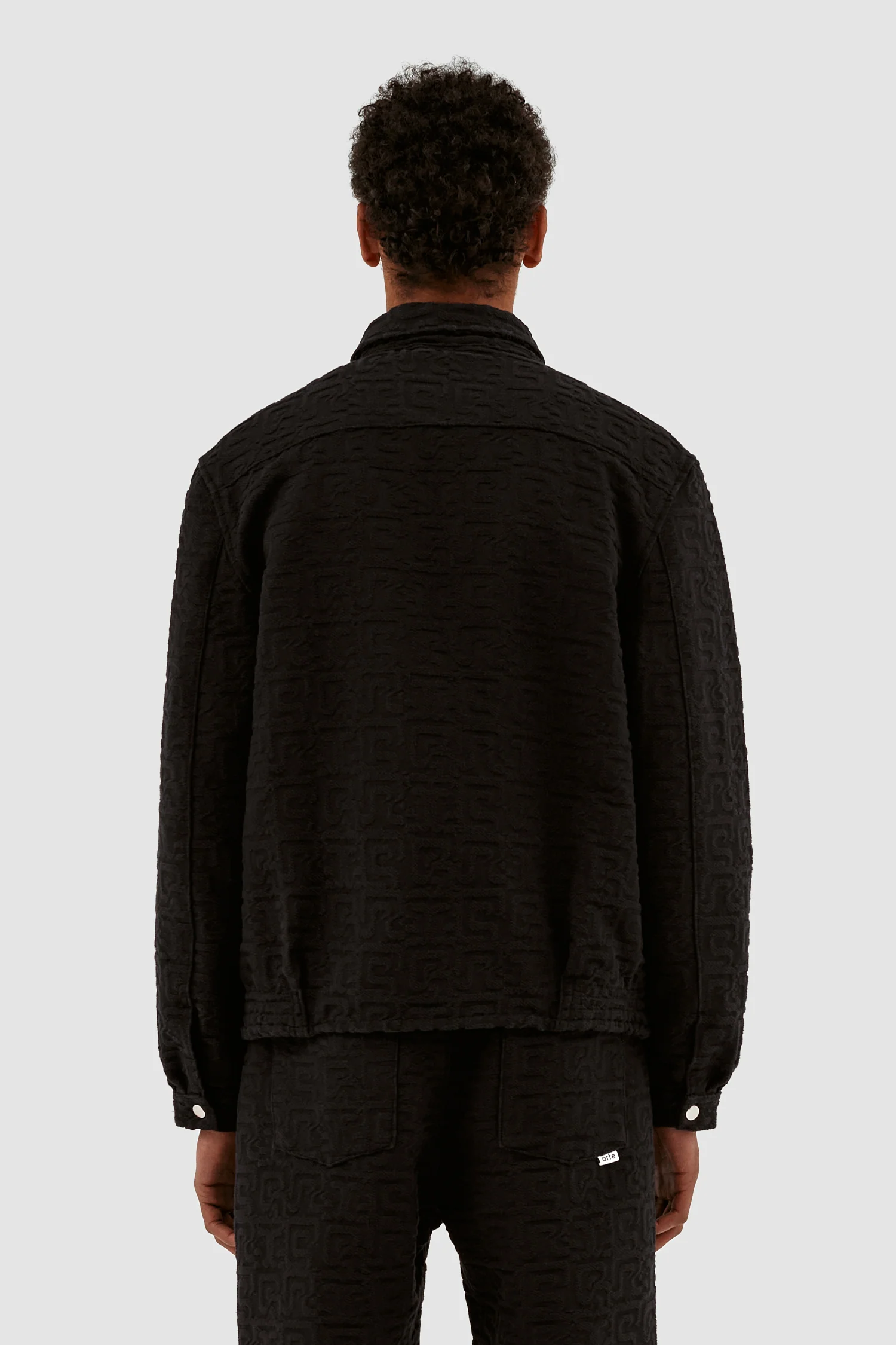 Veste Jones Jacquard - Noir - Image 3