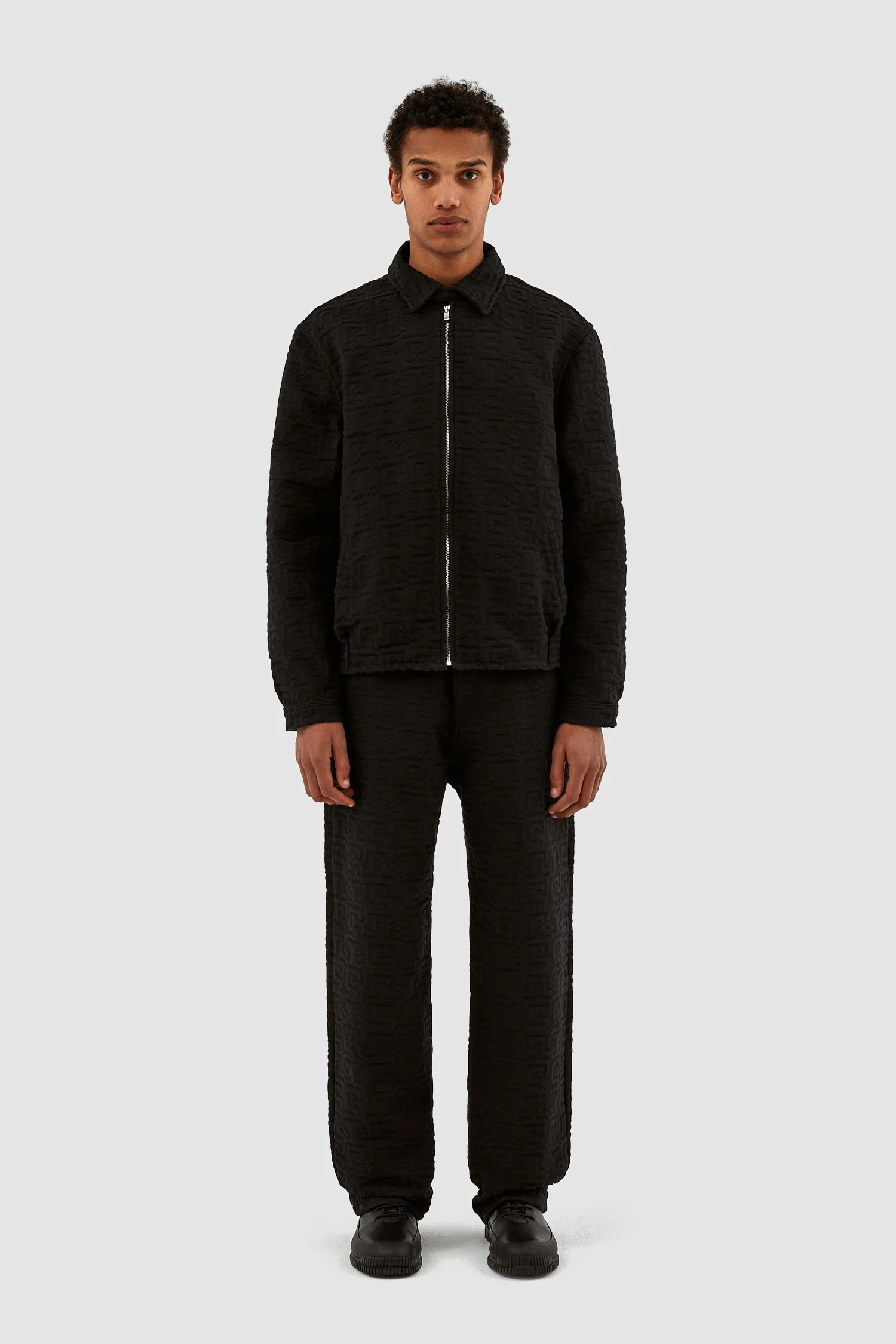 Veste Jones Jacquard - Noir - Image 4
