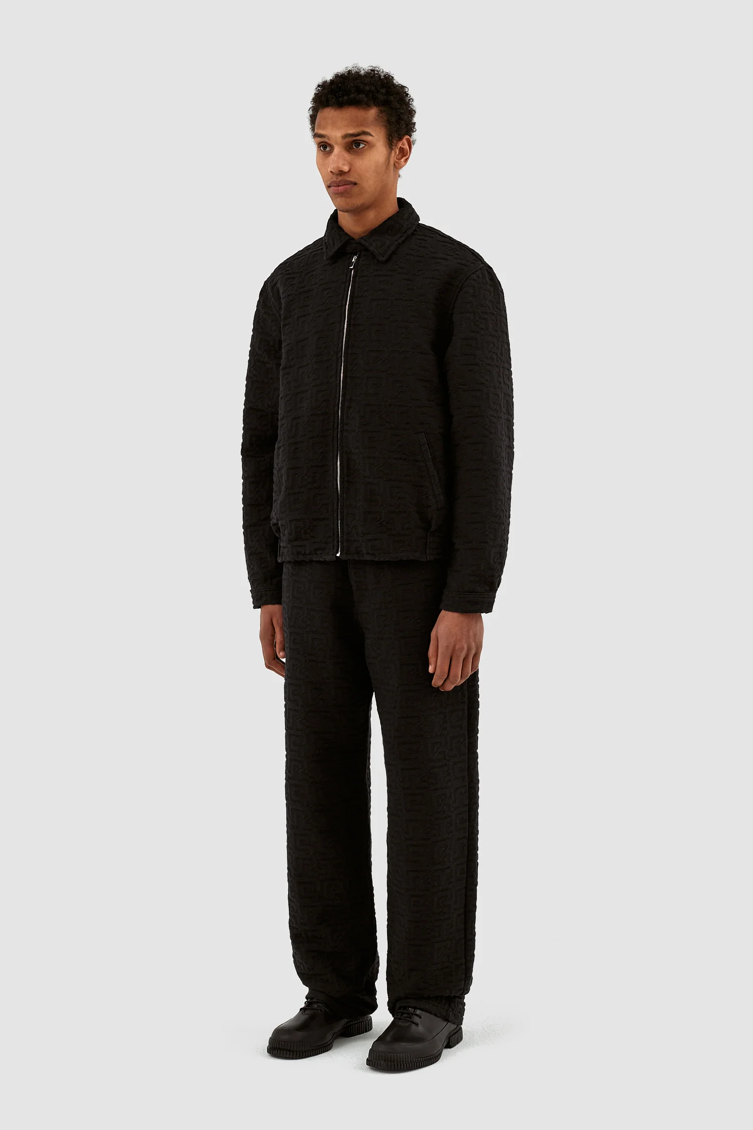 Veste Jones Jacquard - Noir - Image 5