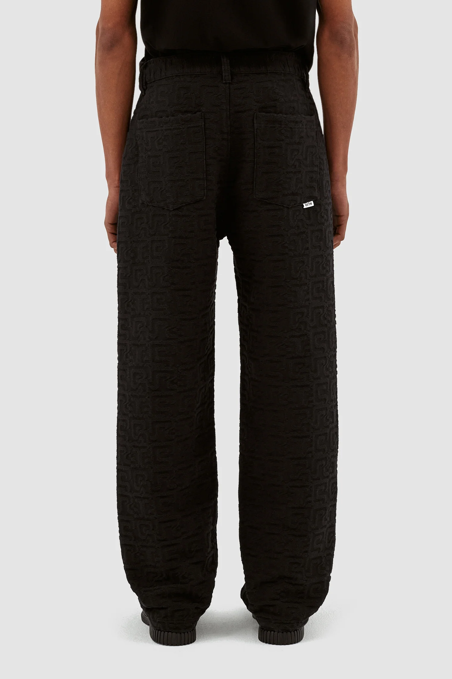 Pantalon Jones Jacquard - Noir - Image 3
