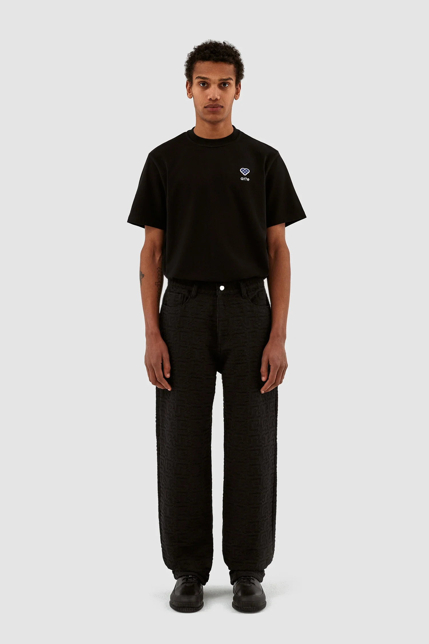 Pantalon Jones Jacquard - Noir - Image 4