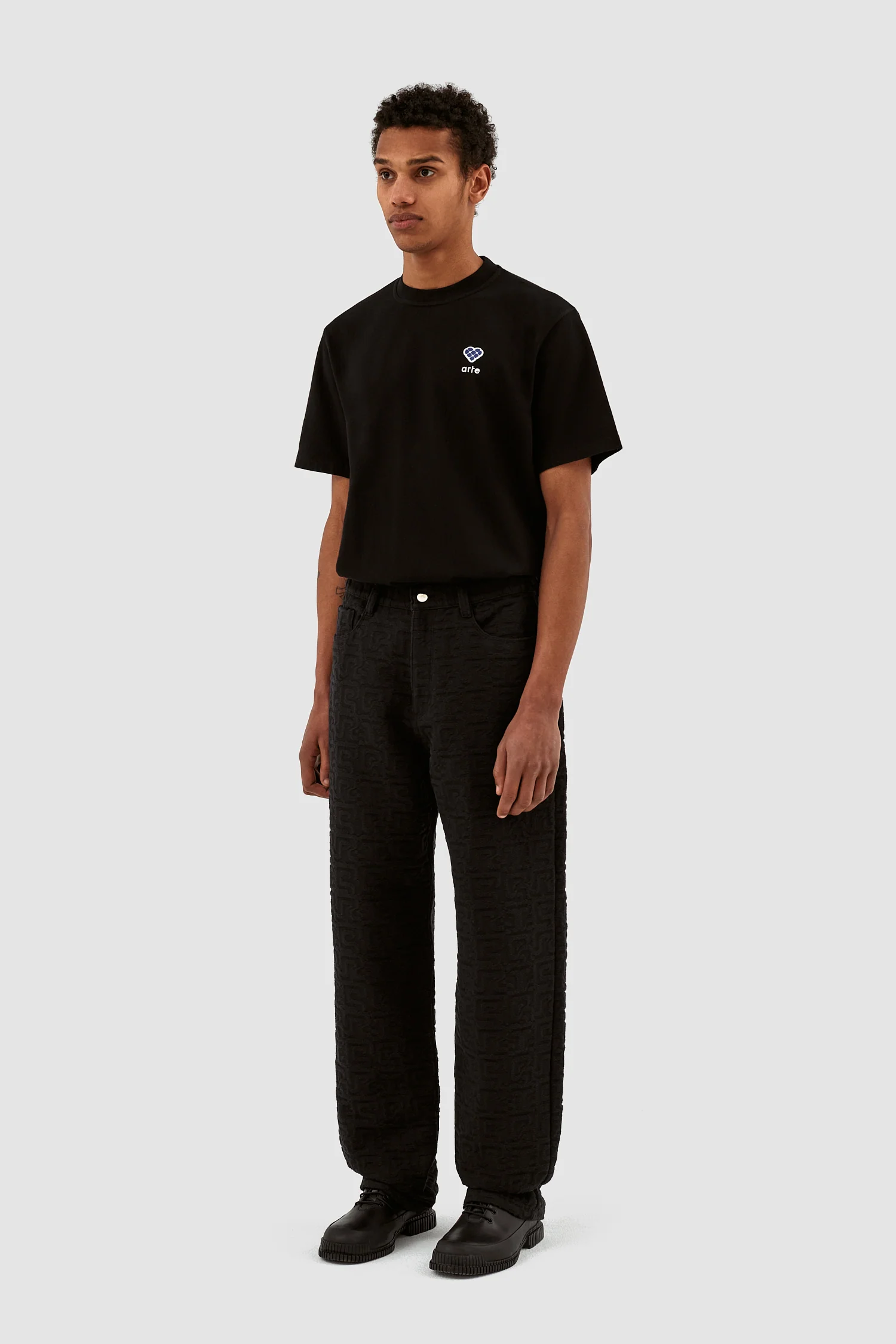 Pantalon Jones Jacquard - Noir - Image 5