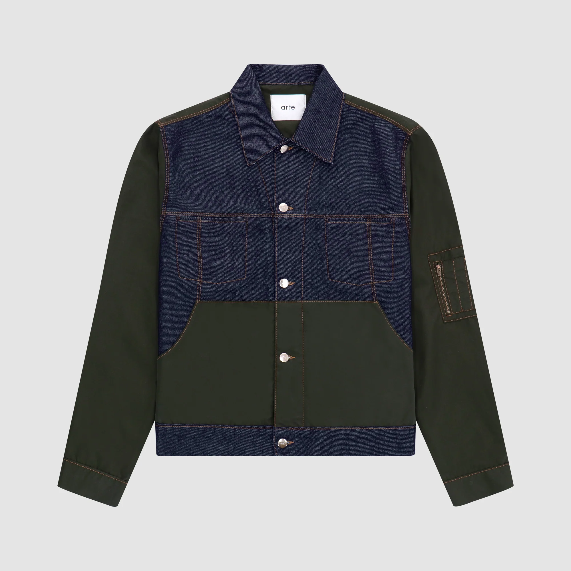 Veste Jones Multi - Denim/Vert