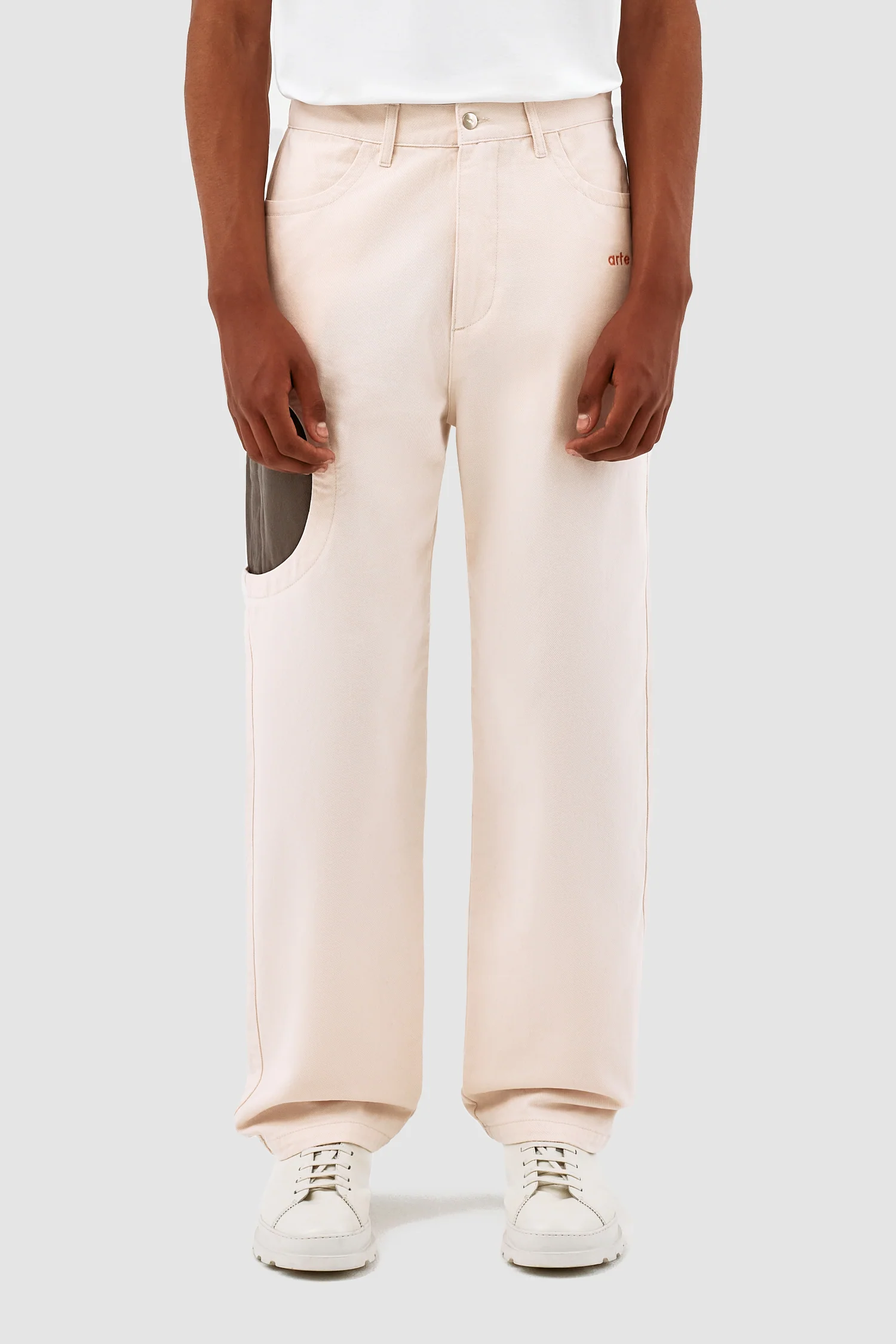 Pantalon Trabal de Jones - Crème/Gris - Image 2