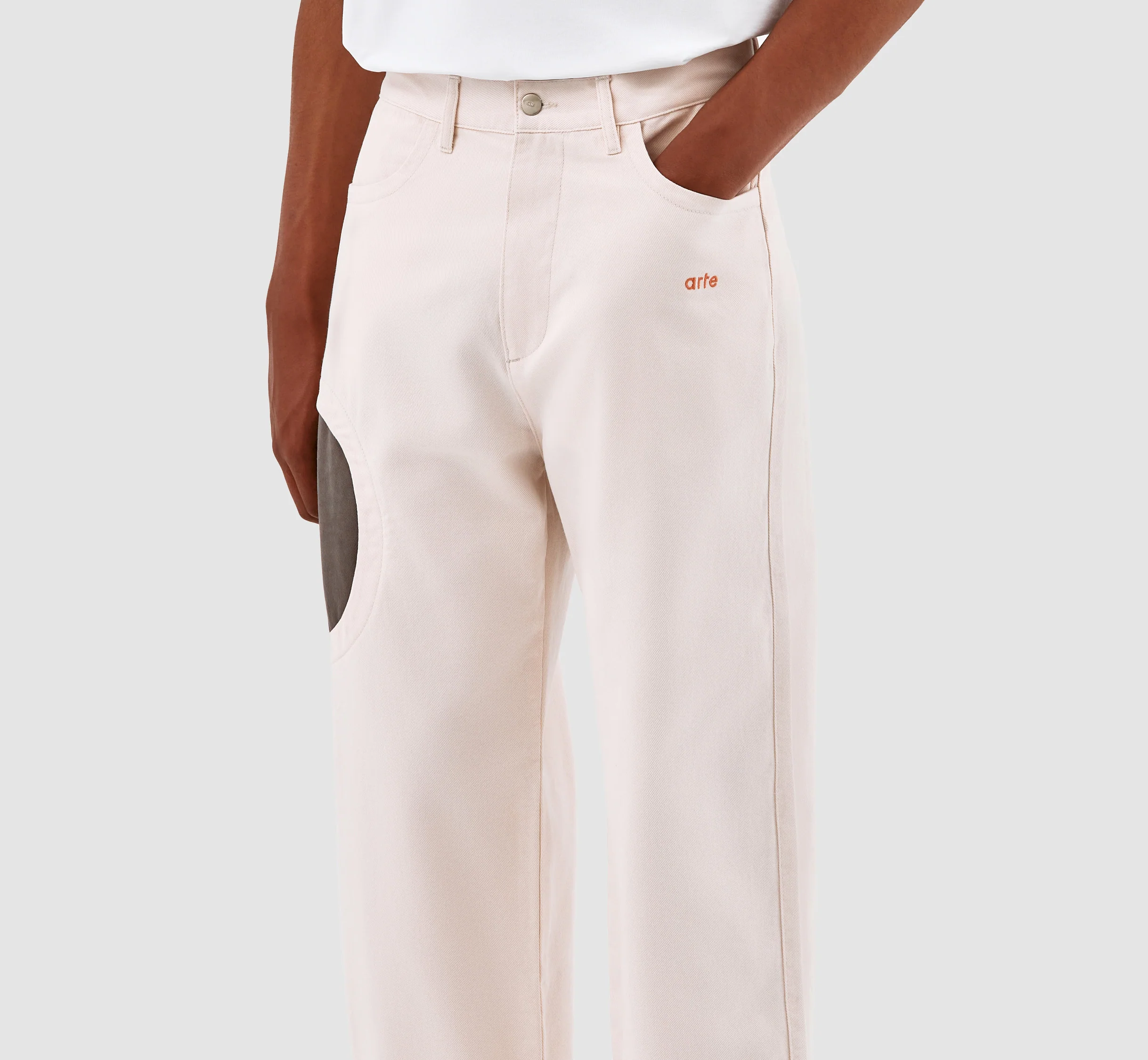 Pantalon Trabal de Jones - Crème/Gris - Image 4