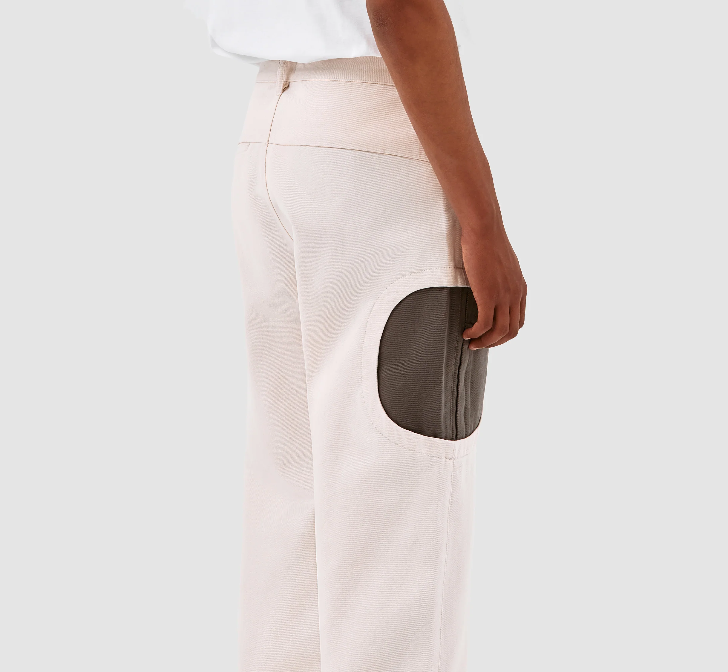 Pantalon Trabal de Jones - Crème/Gris - Image 5