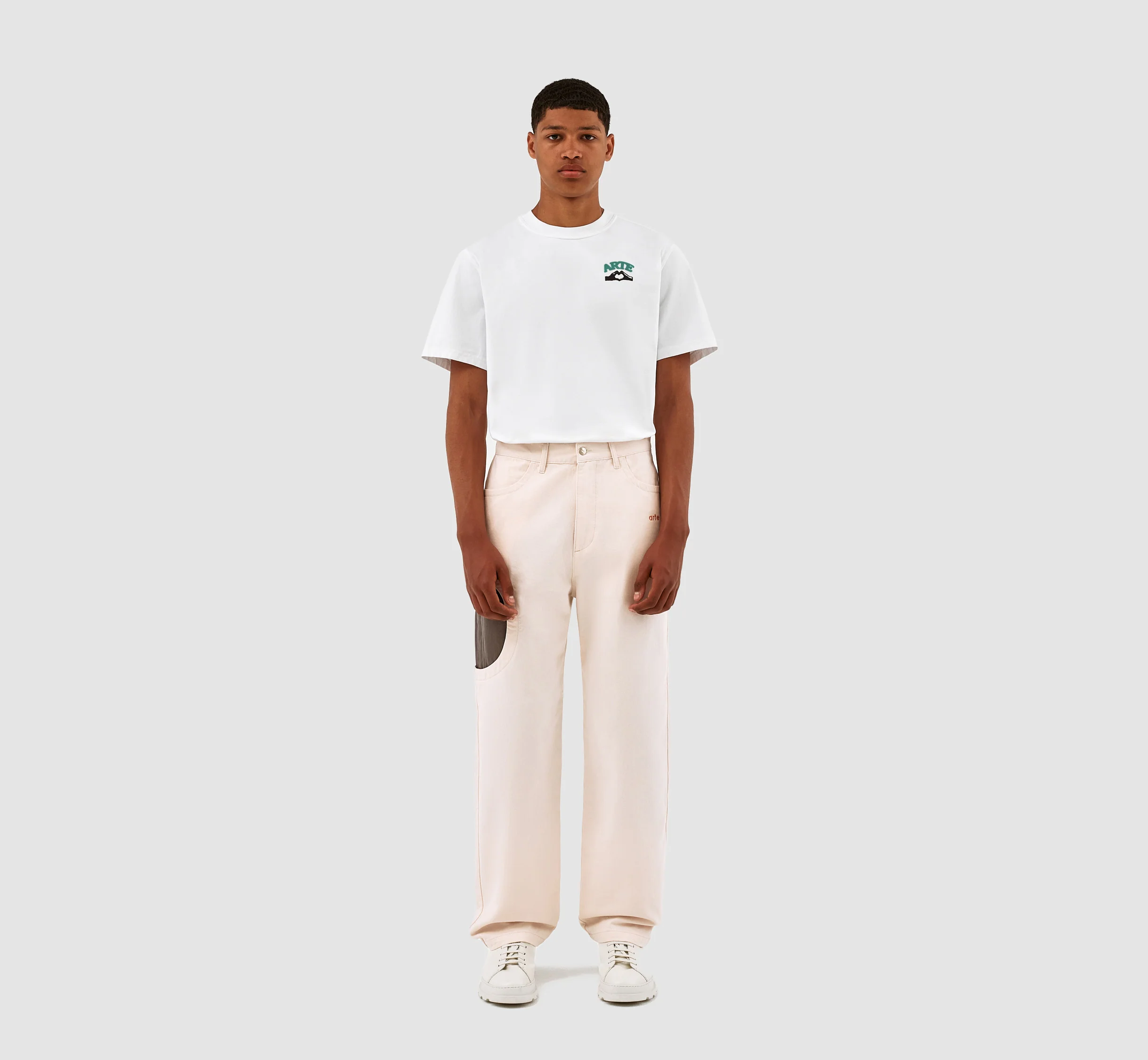 Pantalon Trabal de Jones - Crème/Gris - Image 6