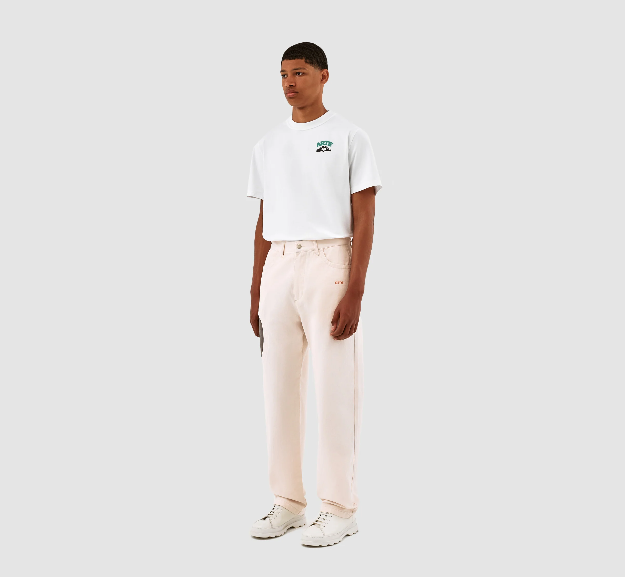 Pantalon Trabal de Jones - Crème/Gris - Image 7