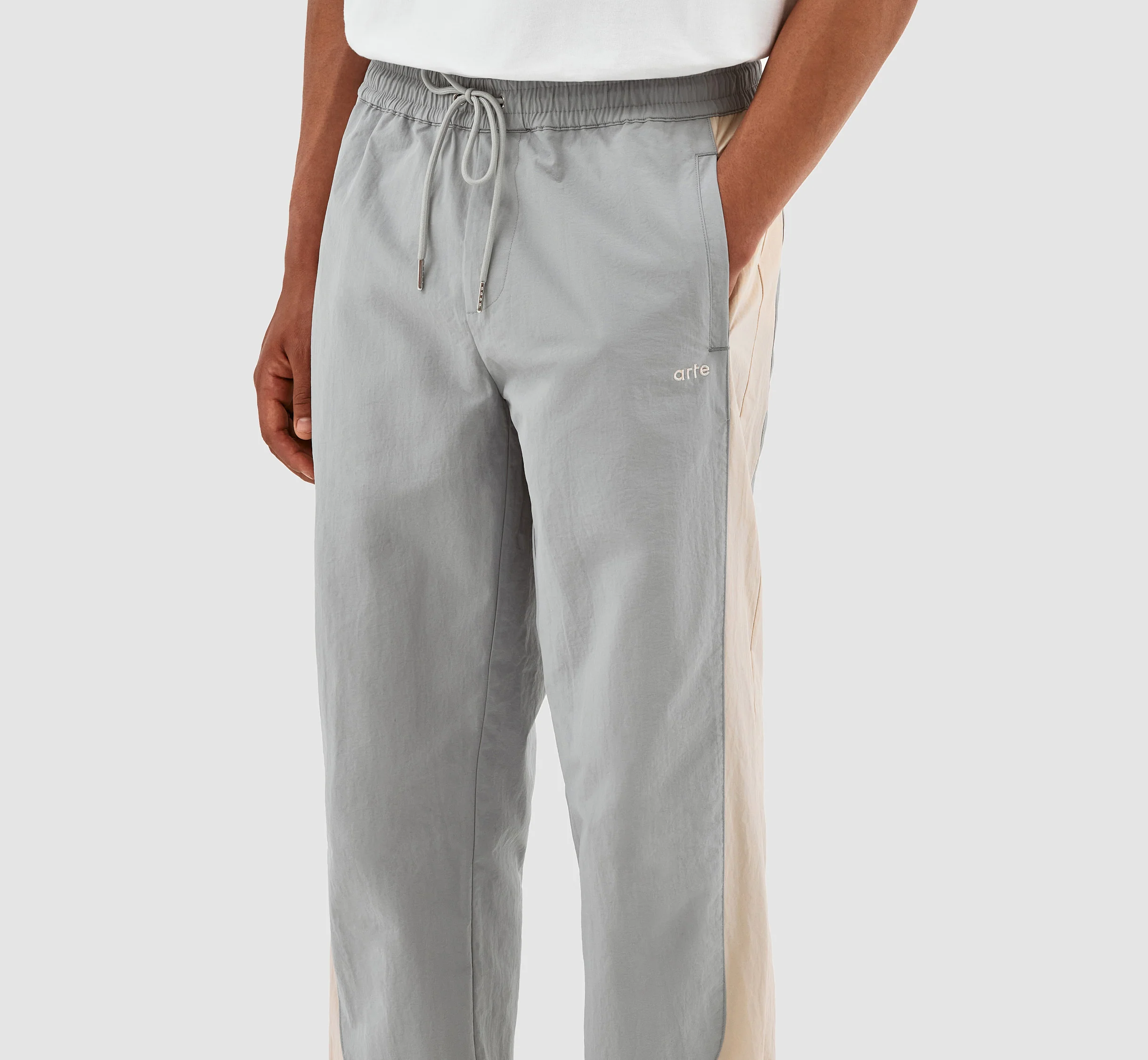 Pantalon Jordan Contrast - Crème/Gris - Image 4