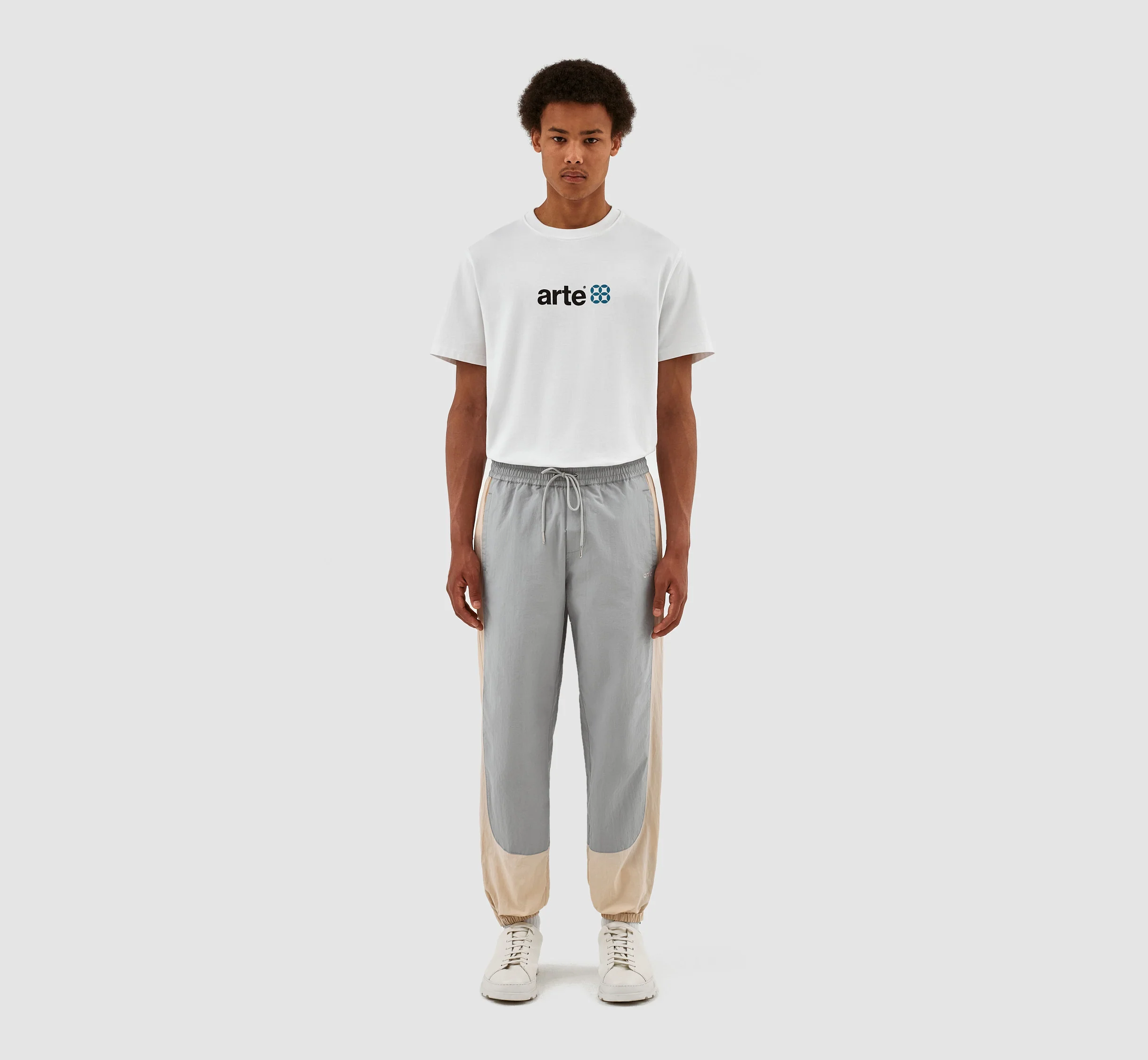 Pantalon Jordan Contrast - Crème/Gris - Image 5