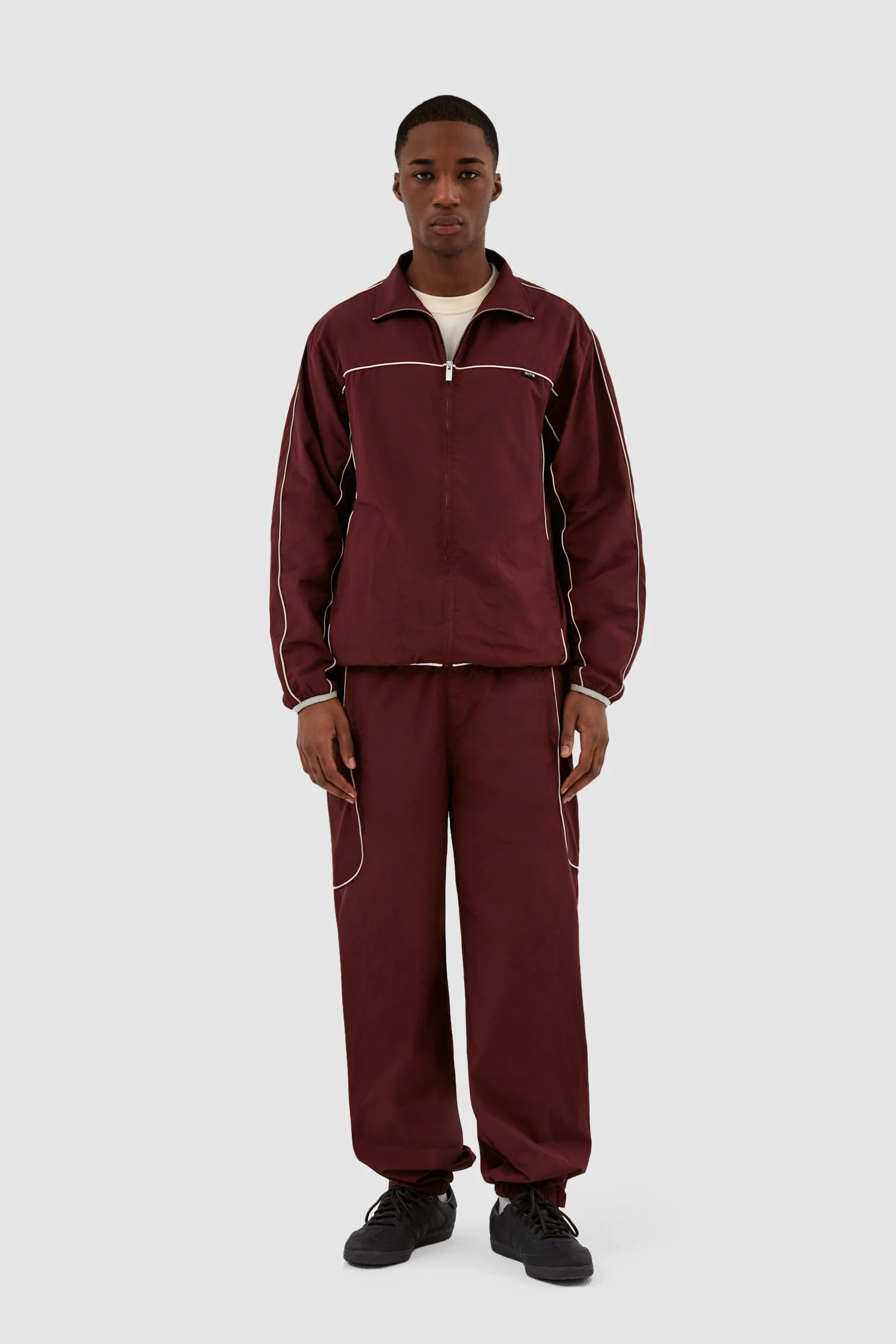 Veste Jordan SS24 - Bordeaux/Crème - Image 4