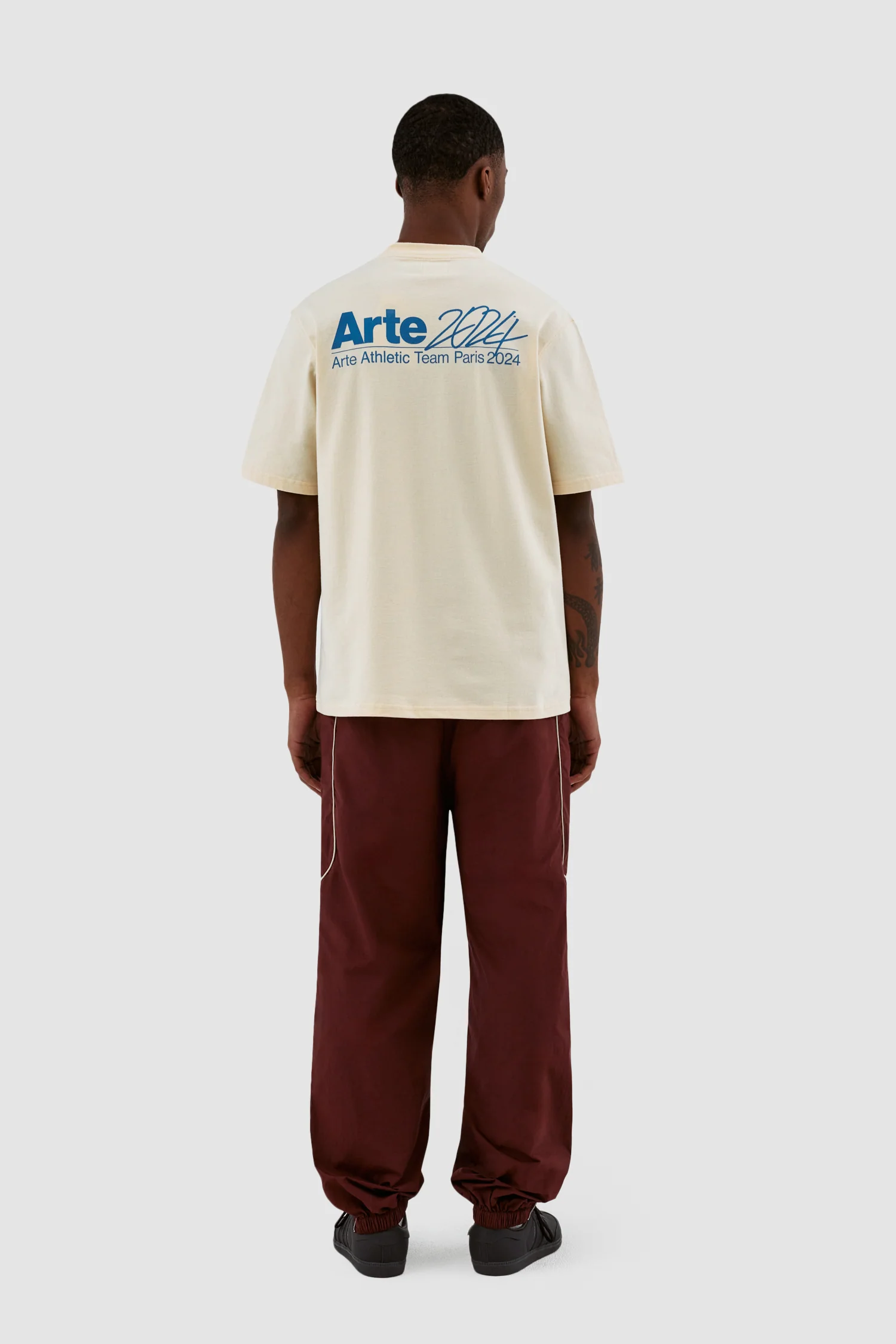 Pantalon Jordan SS24 - Bordeaux/Crème - Image 5
