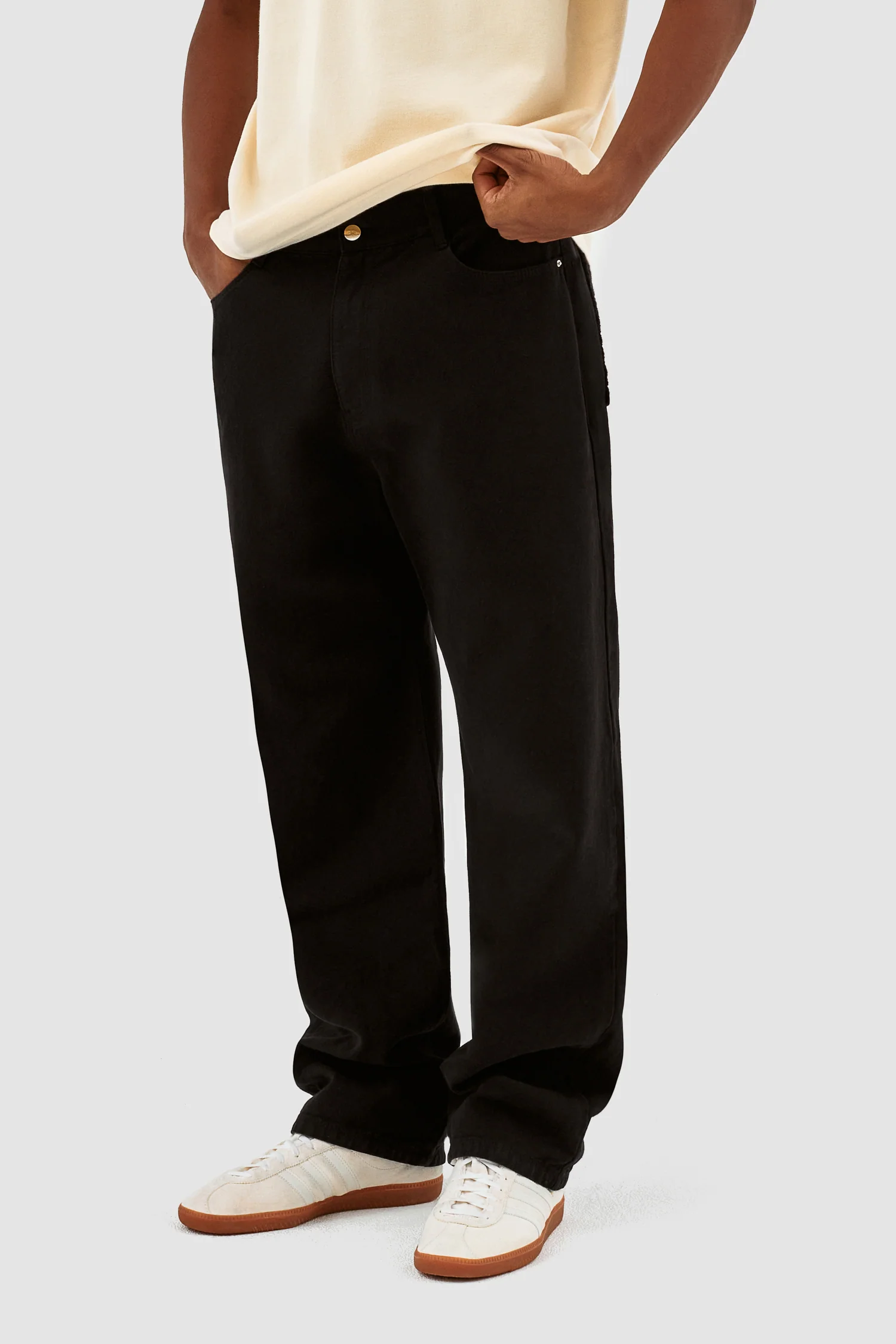 Pantalon Joshua Detail - Noir - Image 2