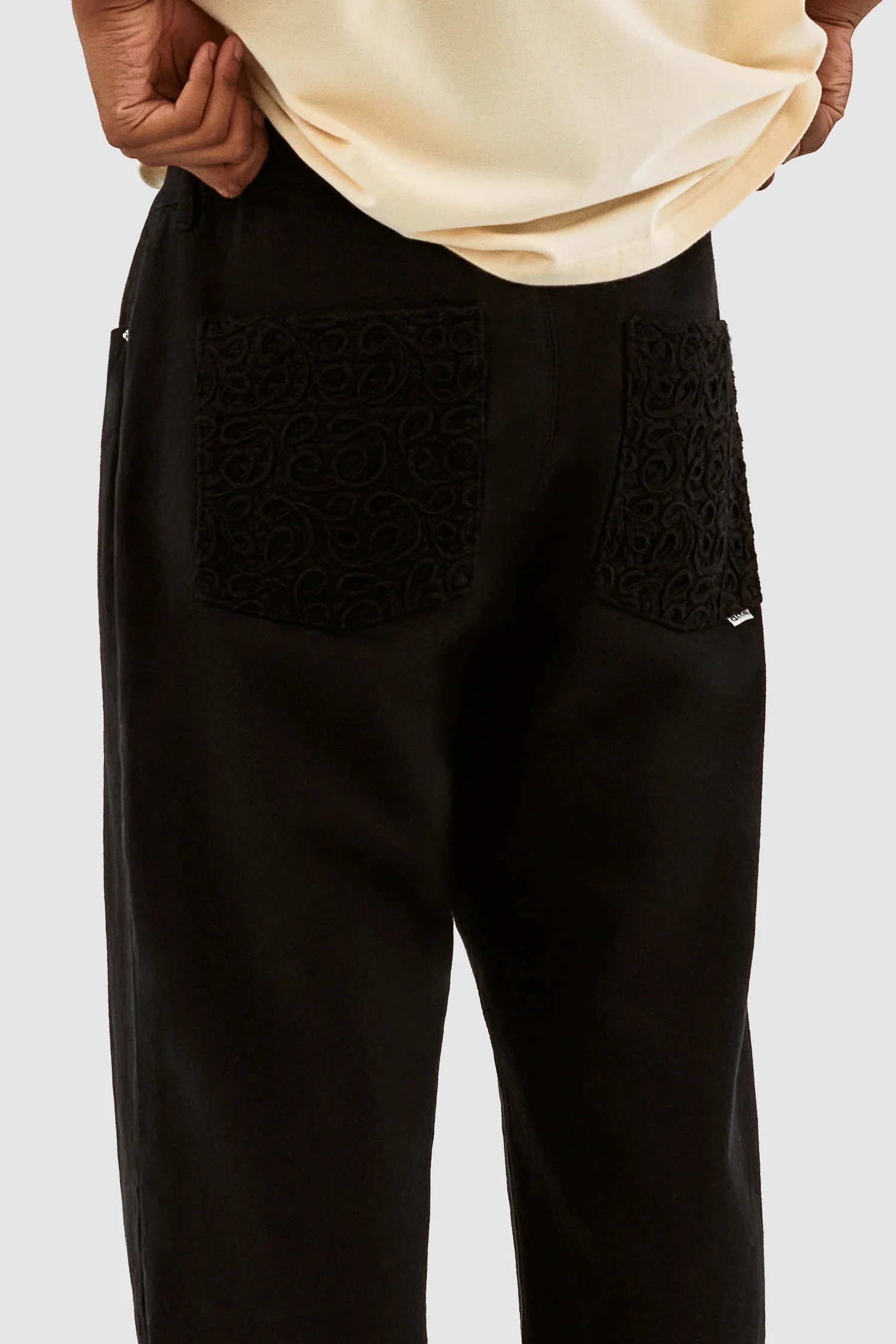 Pantalon Joshua Detail - Noir - Image 8
