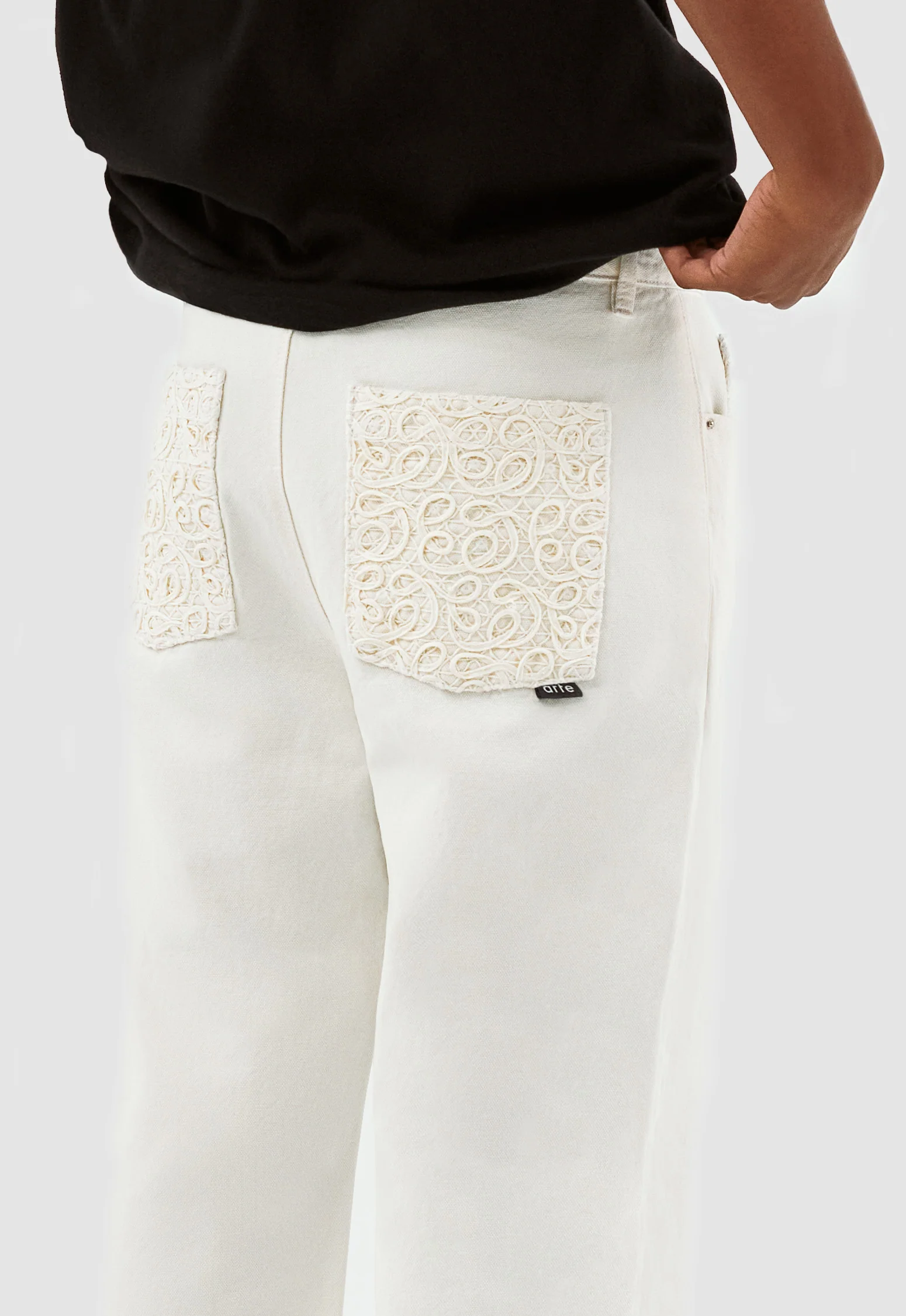 Pantalon Joshua Detail - Crème - Image 6