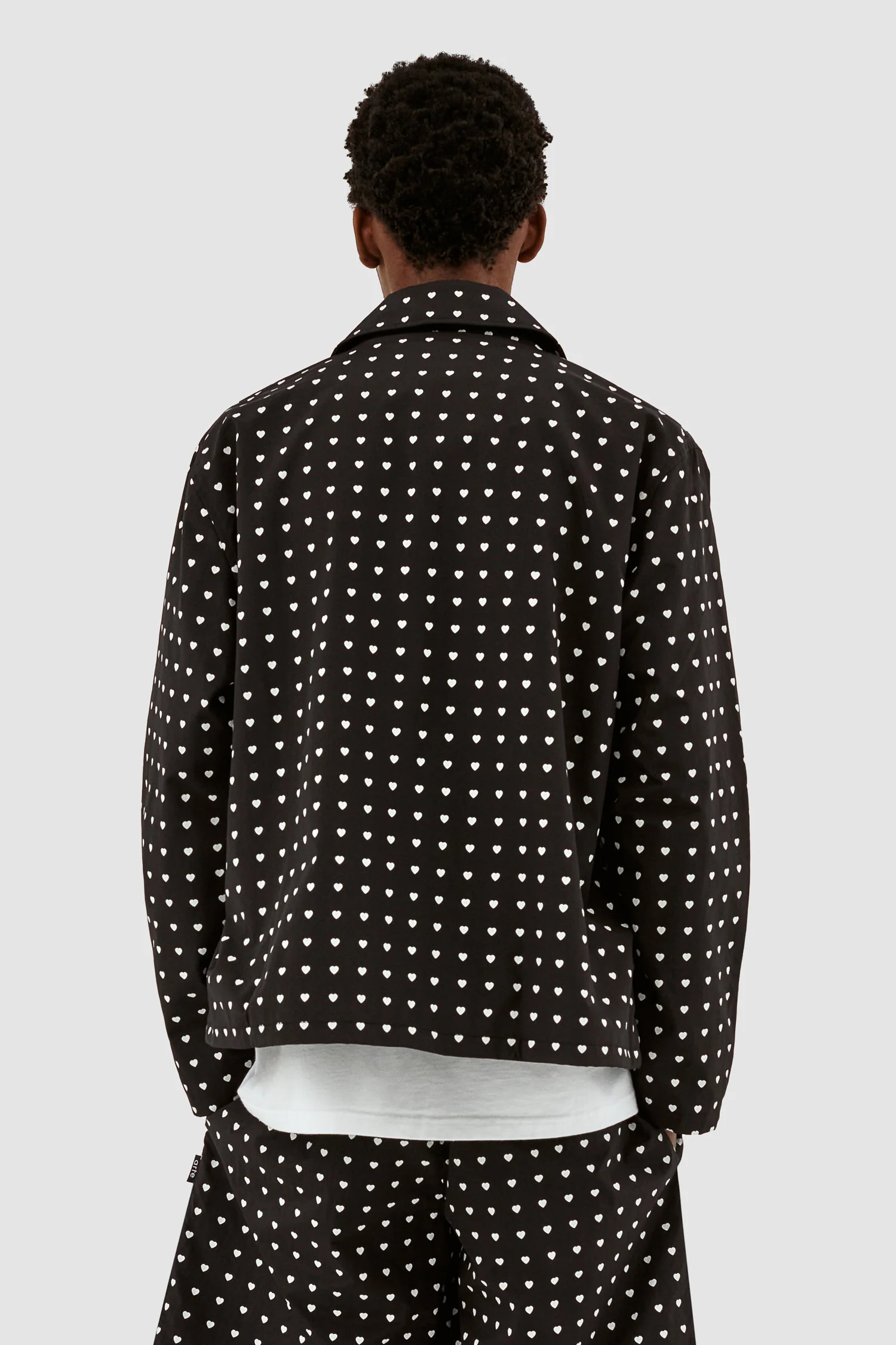Veste Jules Heart - Noir/Blanc - Image 3