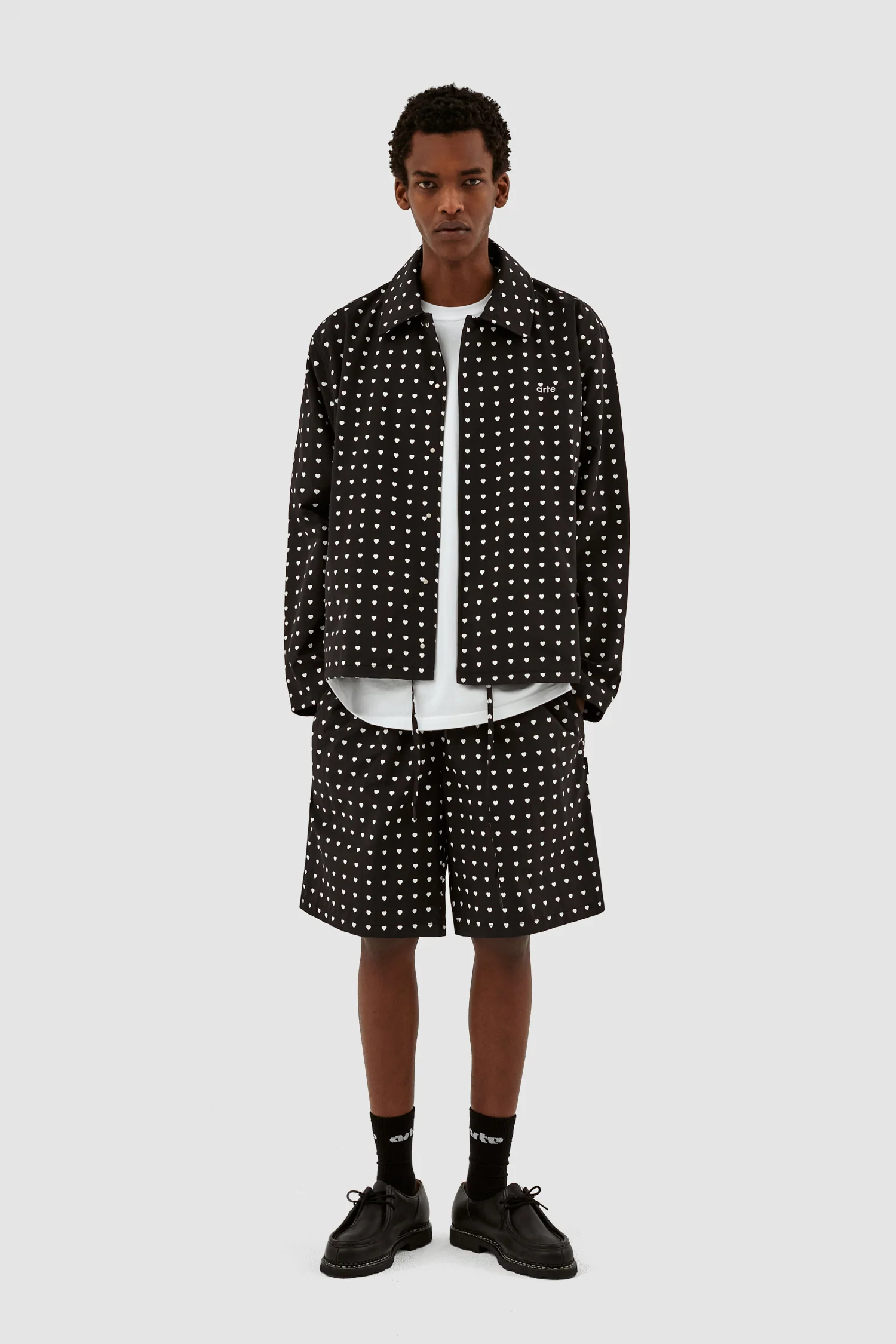 Veste Jules Heart - Noir/Blanc - Image 4
