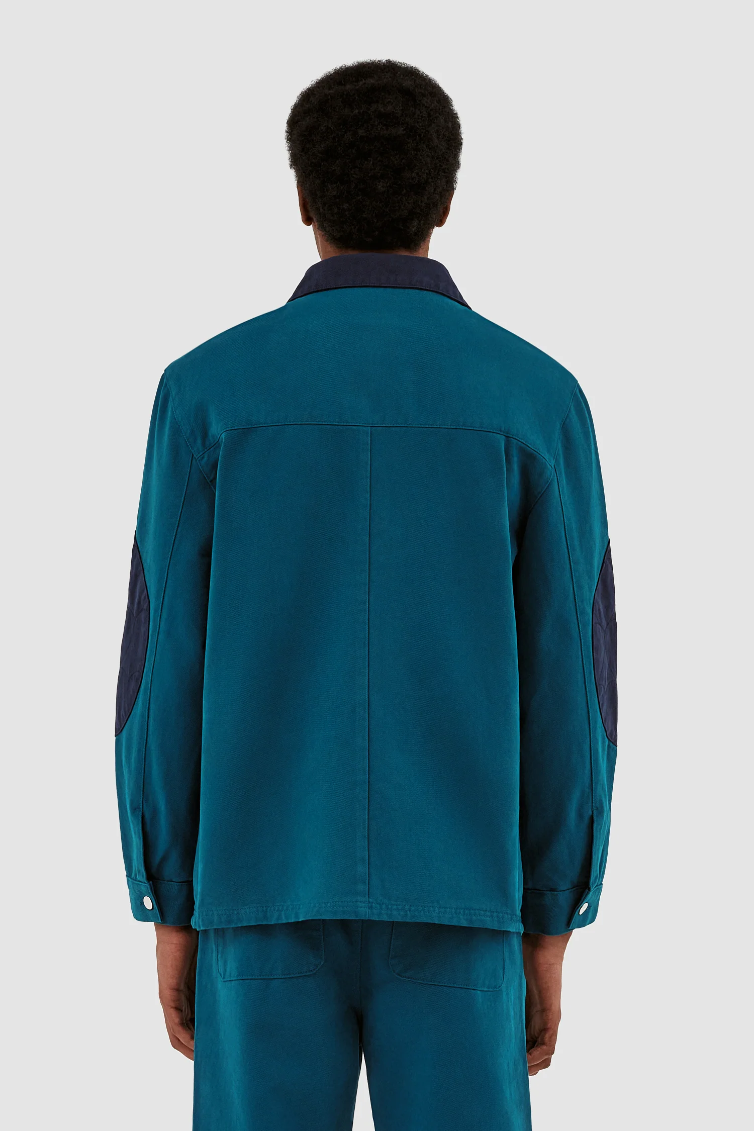 Veste matelassée Jules Heart - Bleu pétrole - Image 3