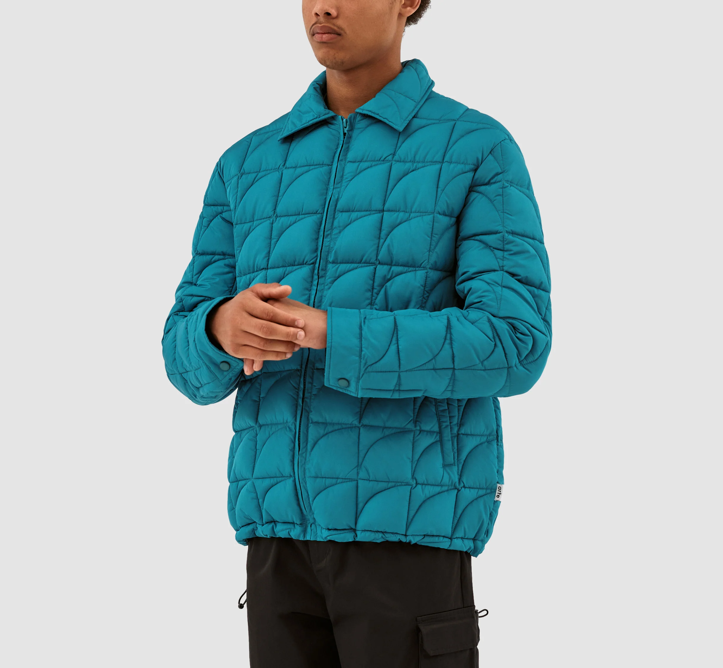 Veste matelassée Jules - Bleu lac - Image 3