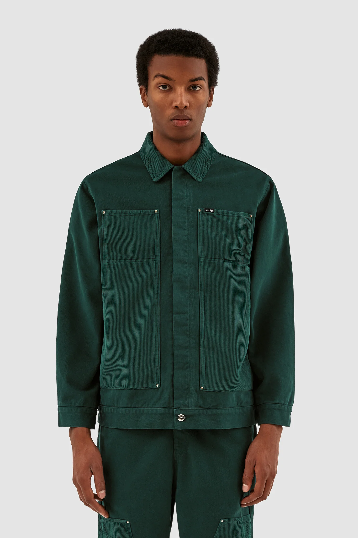 Veste de travail Jules - Vert - Image 2
