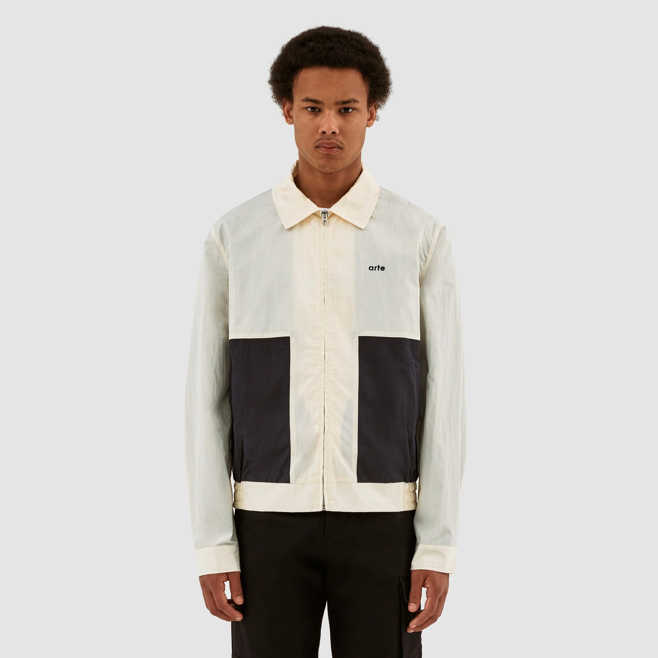 Veste Julian Colorblock - Crème/Marine