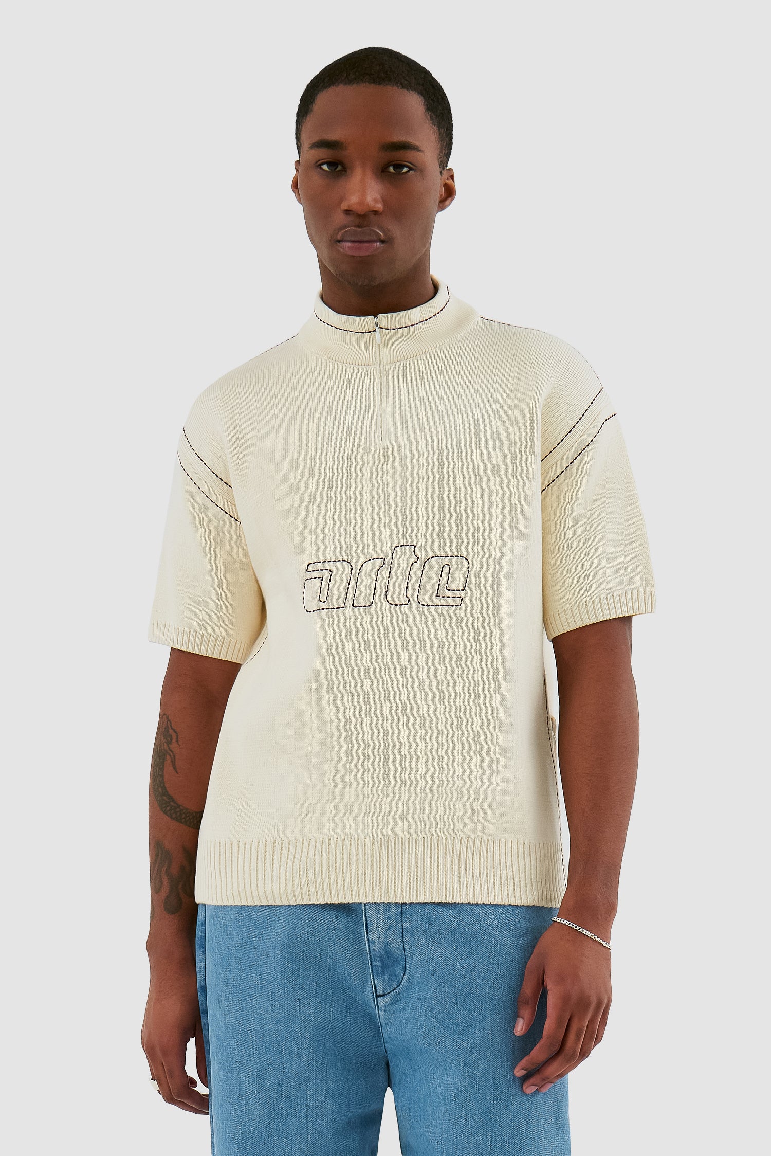 Kane Logo Knit - Crème - Image 2