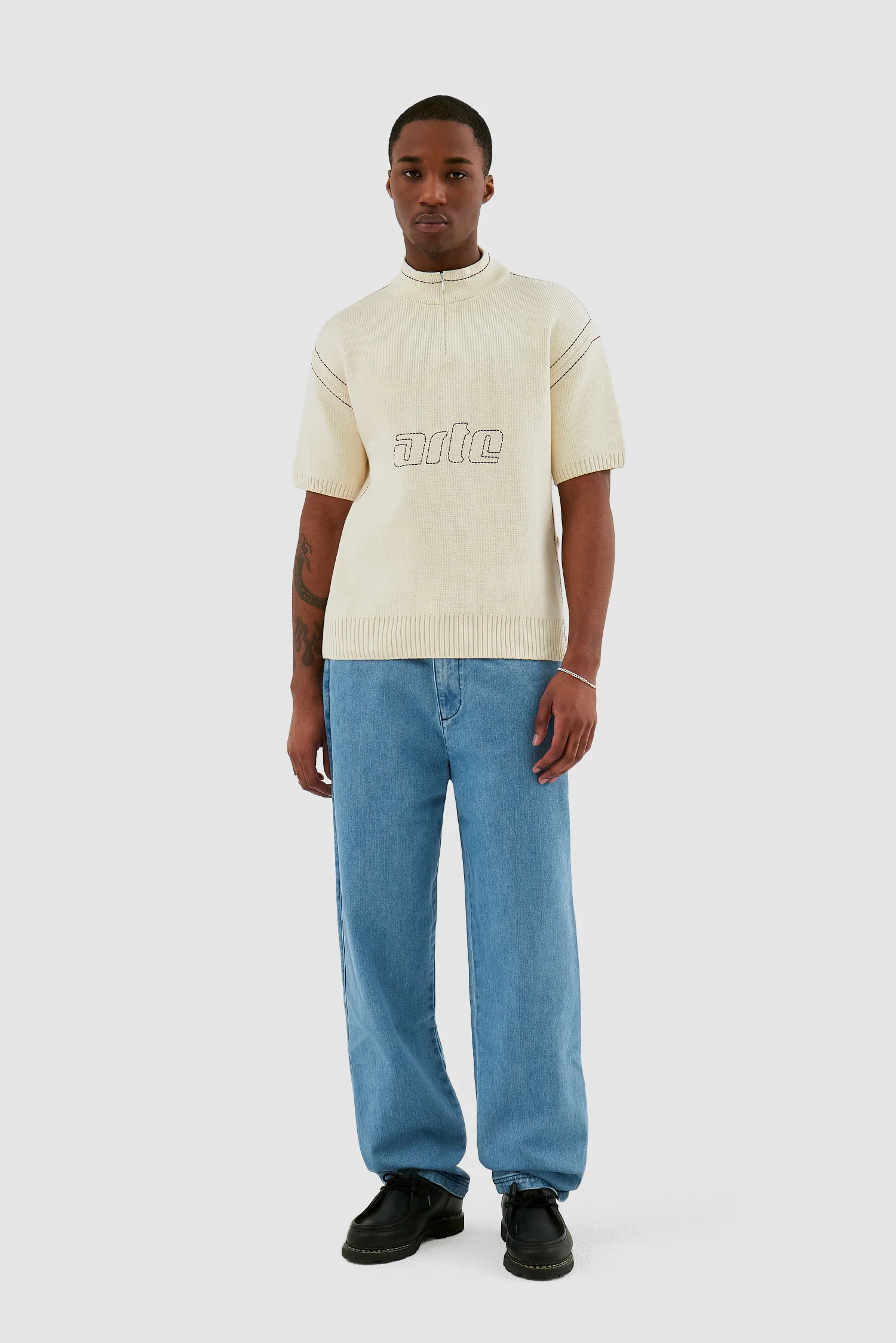 Kane Logo Knit - Crème - Image 4
