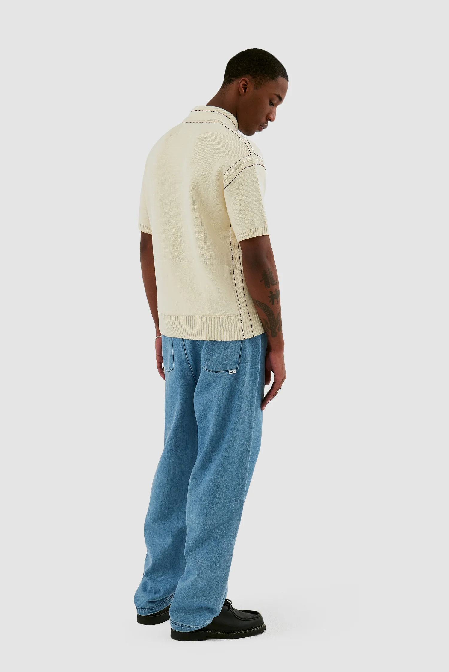 Kane Logo Knit - Crème - Image 6