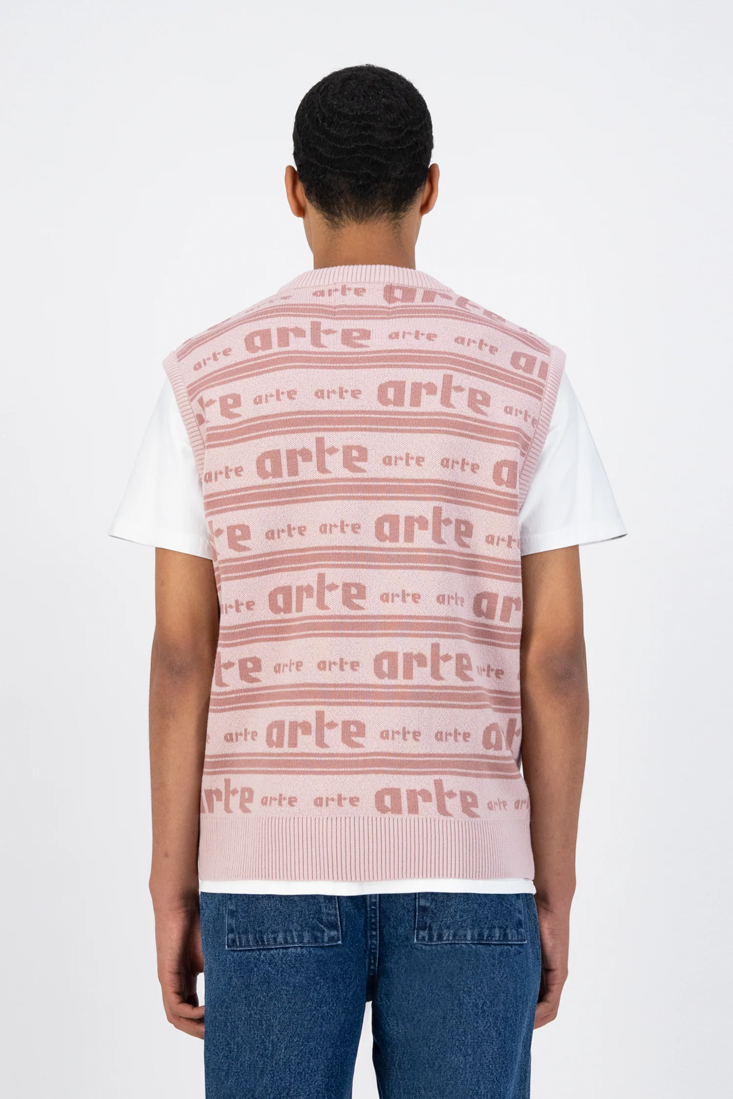 Karl Allover Knit - Rose - Image 3