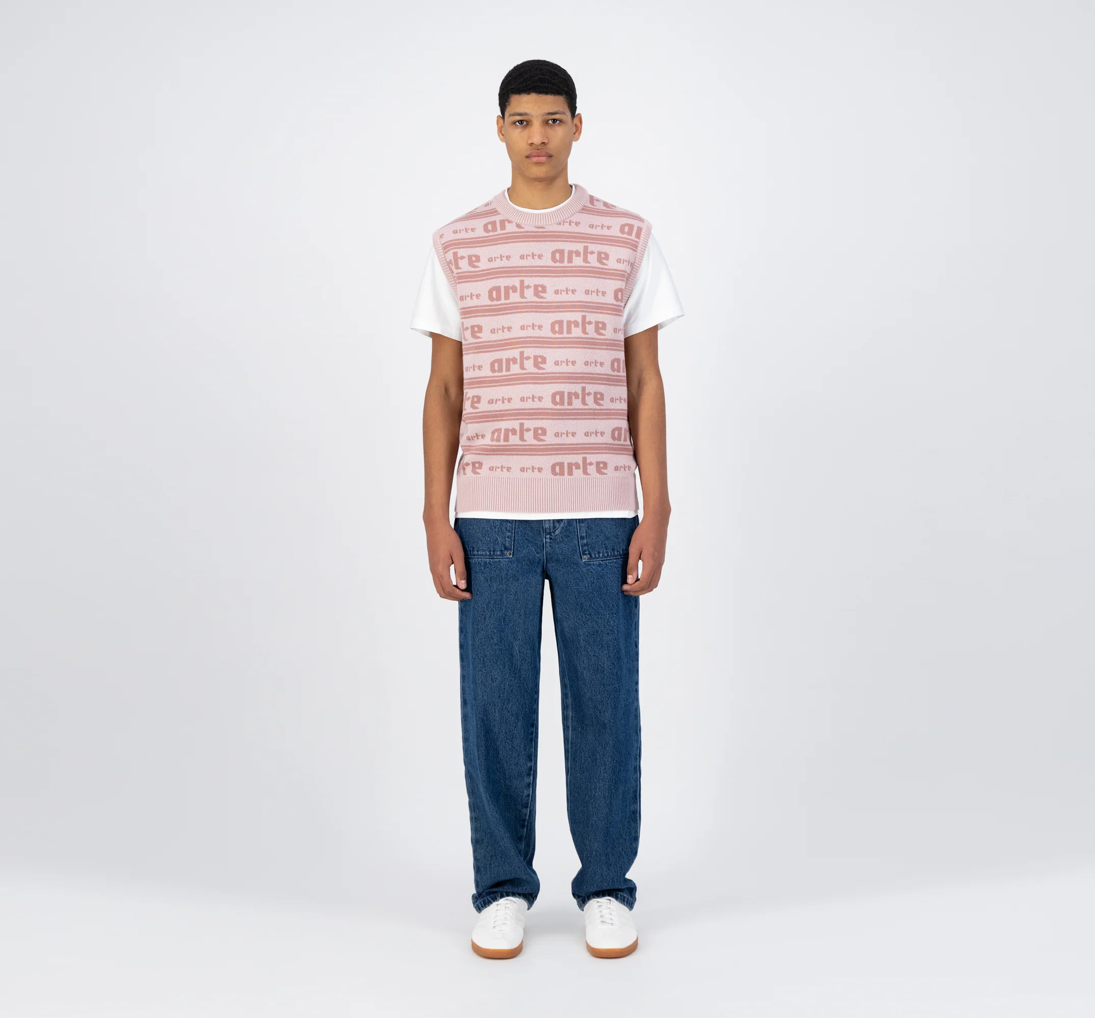 Karl Allover Knit - Rose - Image 4