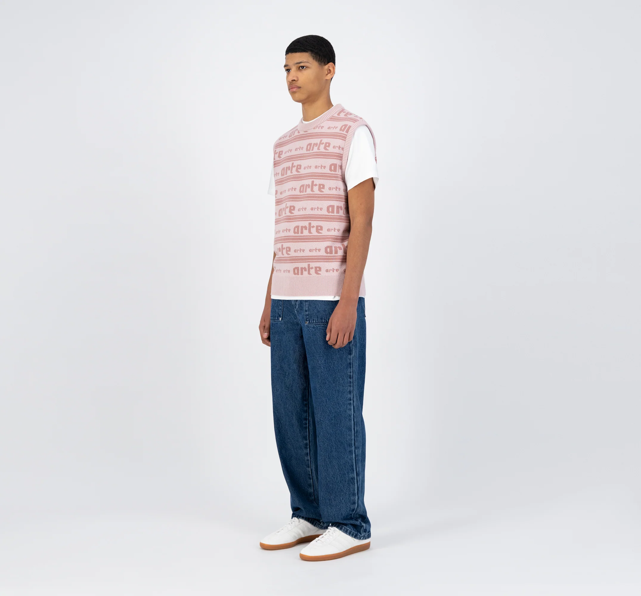 Karl Allover Knit - Rose - Image 5