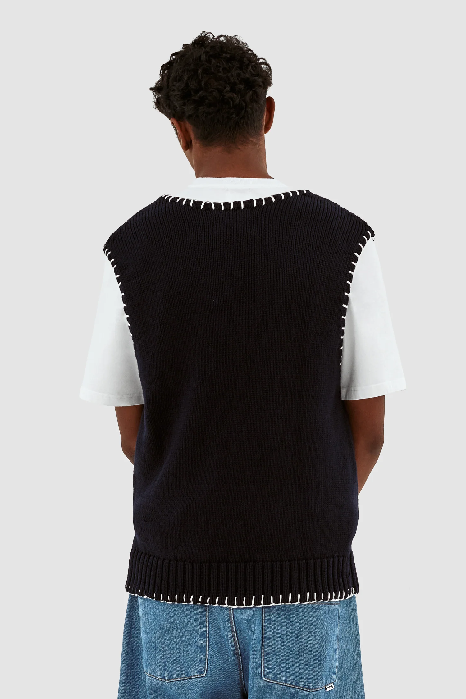 Gilet Karl Stitching - Marine - Image 3