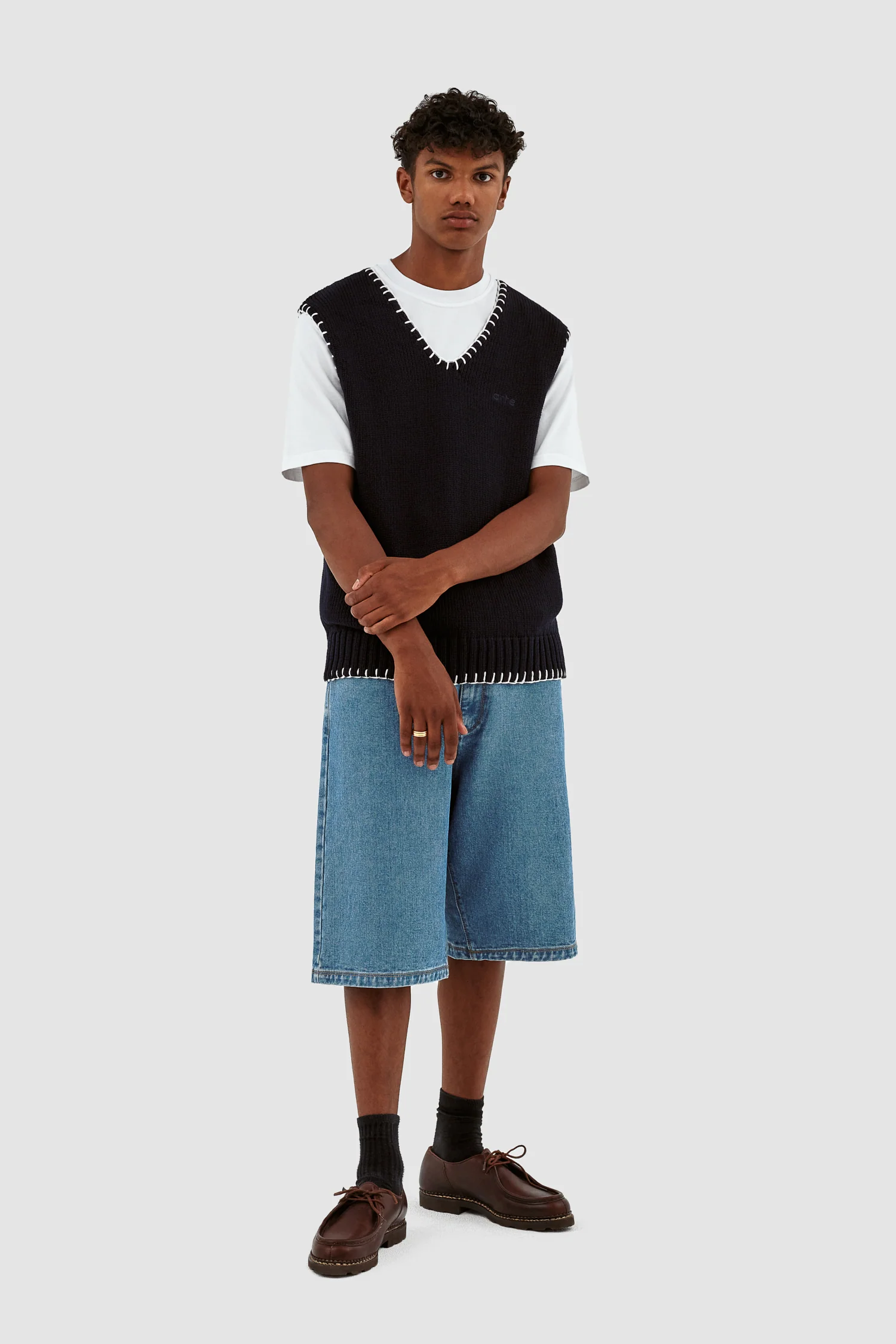 Gilet Karl Stitching - Marine - Image 4