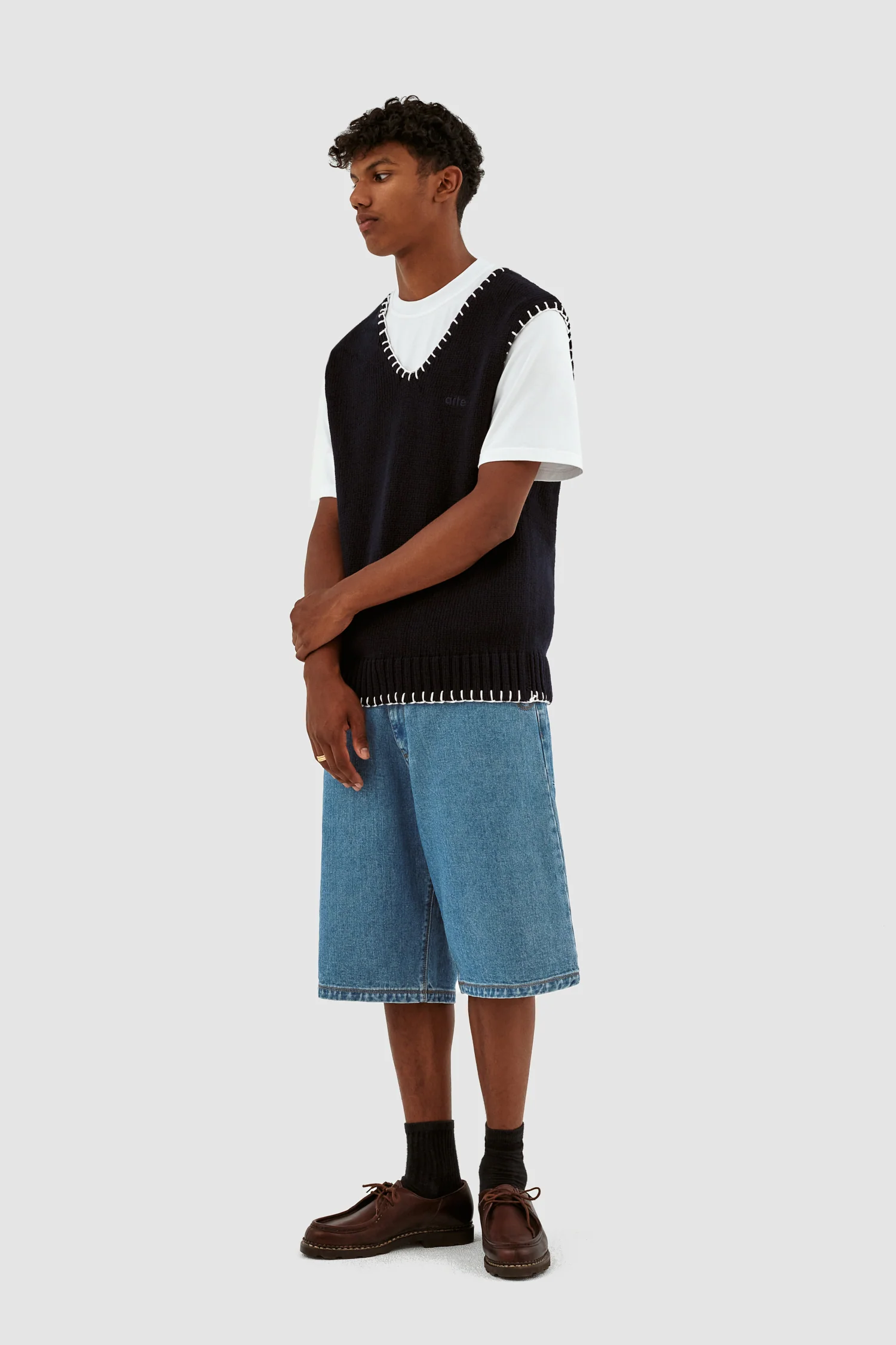 Gilet Karl Stitching - Marine - Image 5